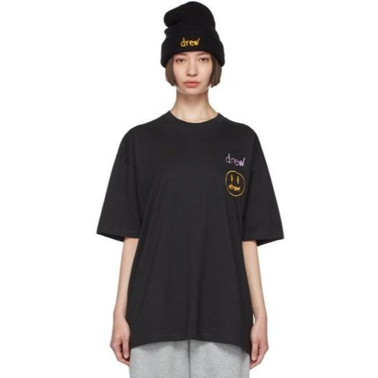 Drew House SSENSE Exclusive Stacked Logo Tee - Black