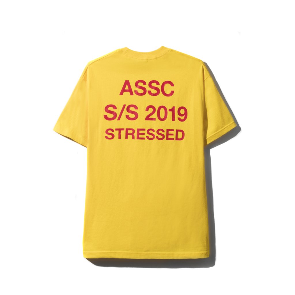 ASSC Stressed Tee - Yellow