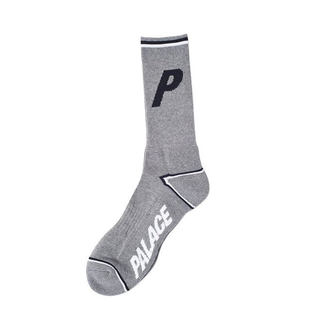 Palace P Tip Socks - Grey