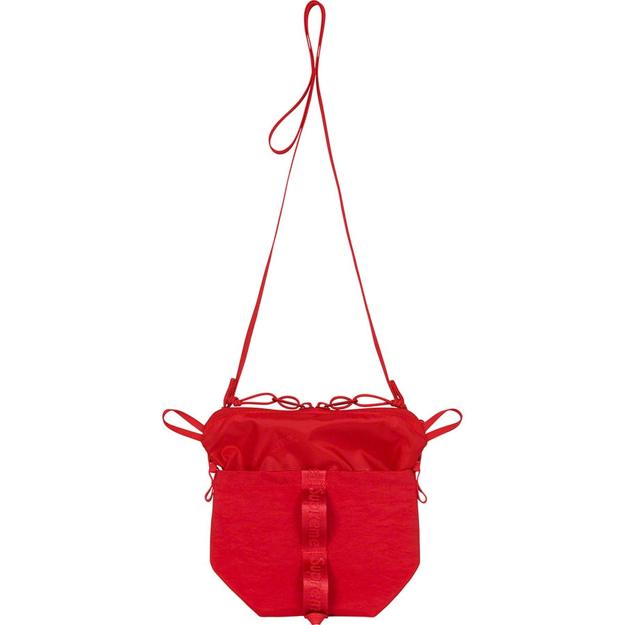 Supreme Neck Pouch FW20 - Dark Red, stylish red crossbody pouch with adjustable straps.