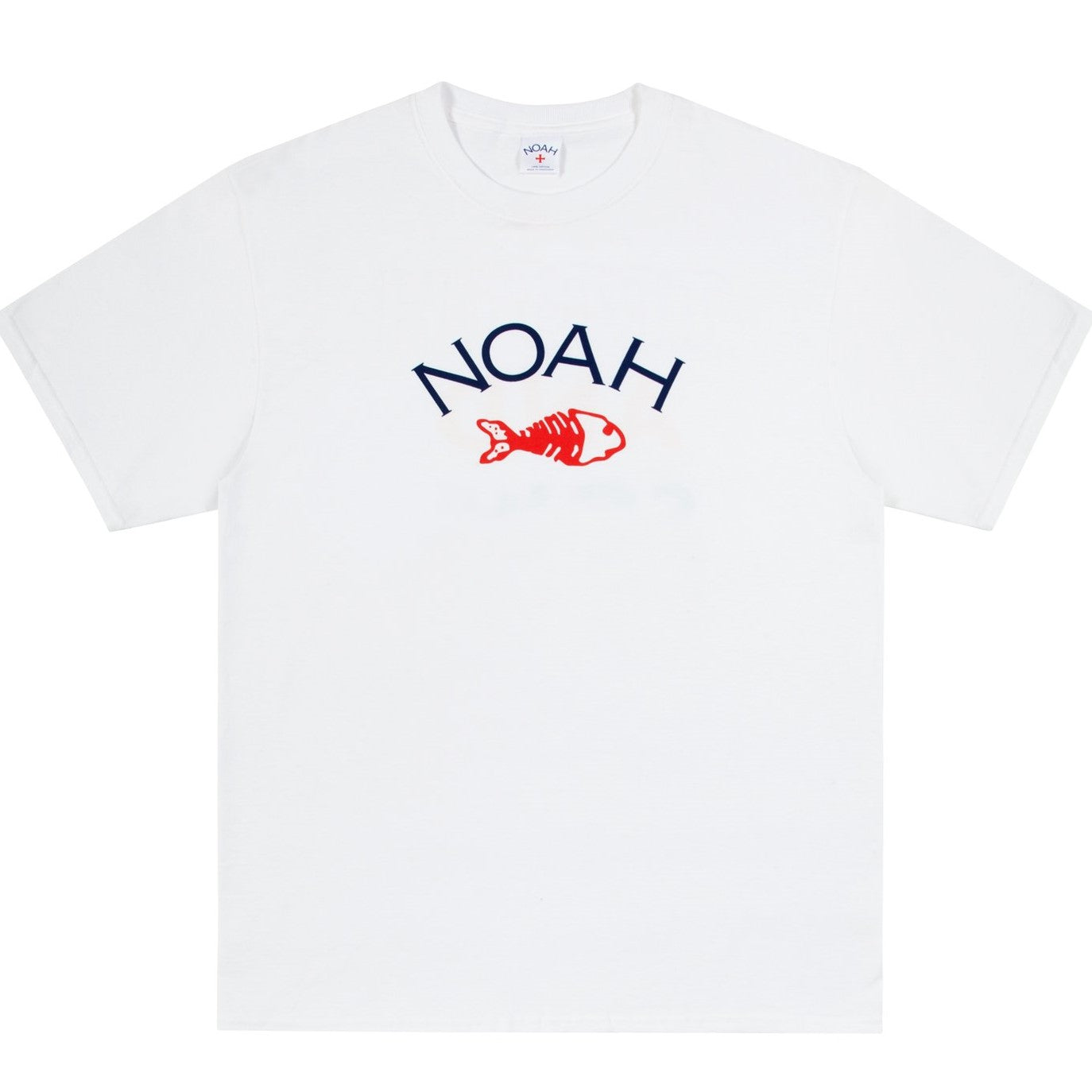 Noah Fishbone Logo Tee - White
