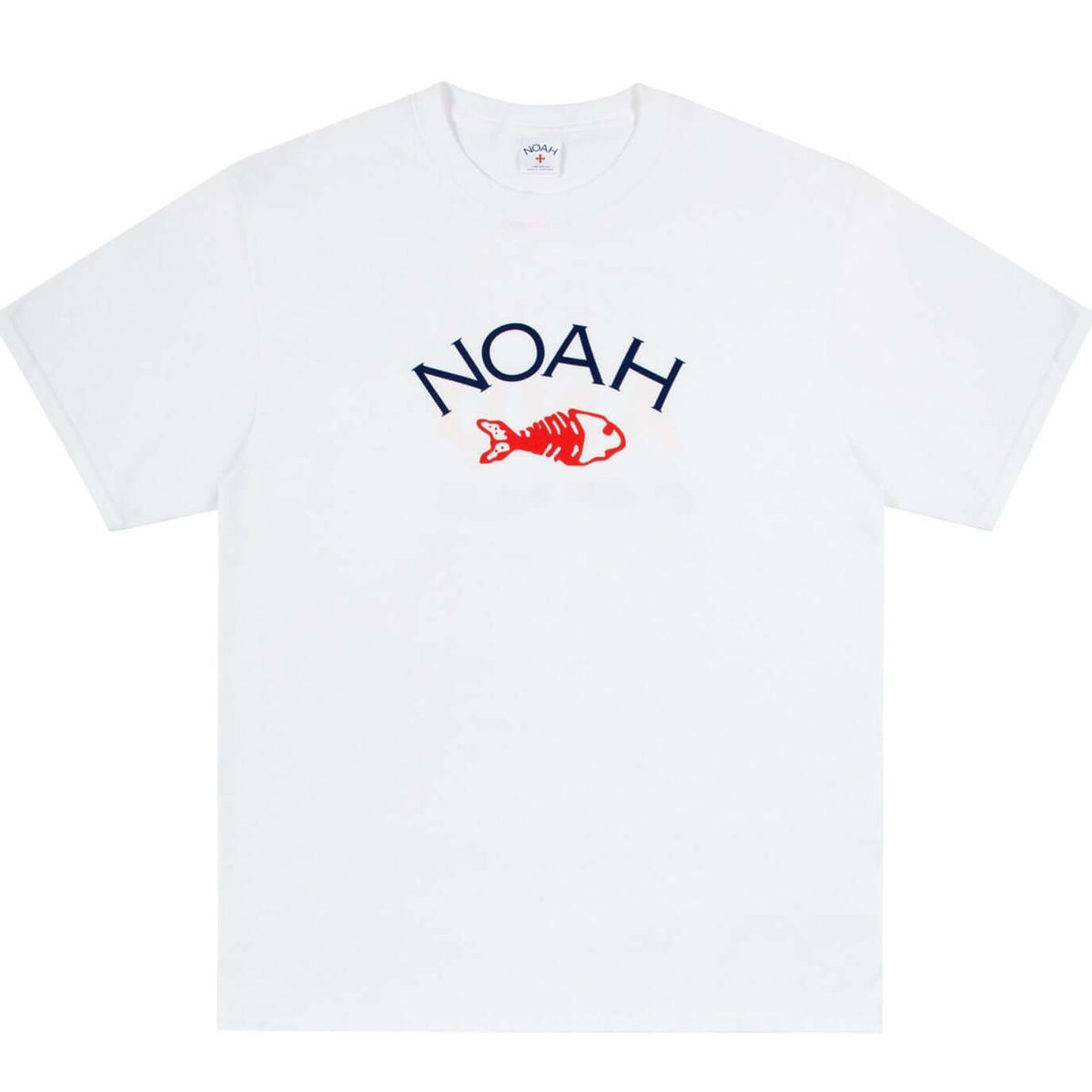 現貨 Noah Fishbone Logo Tee - White