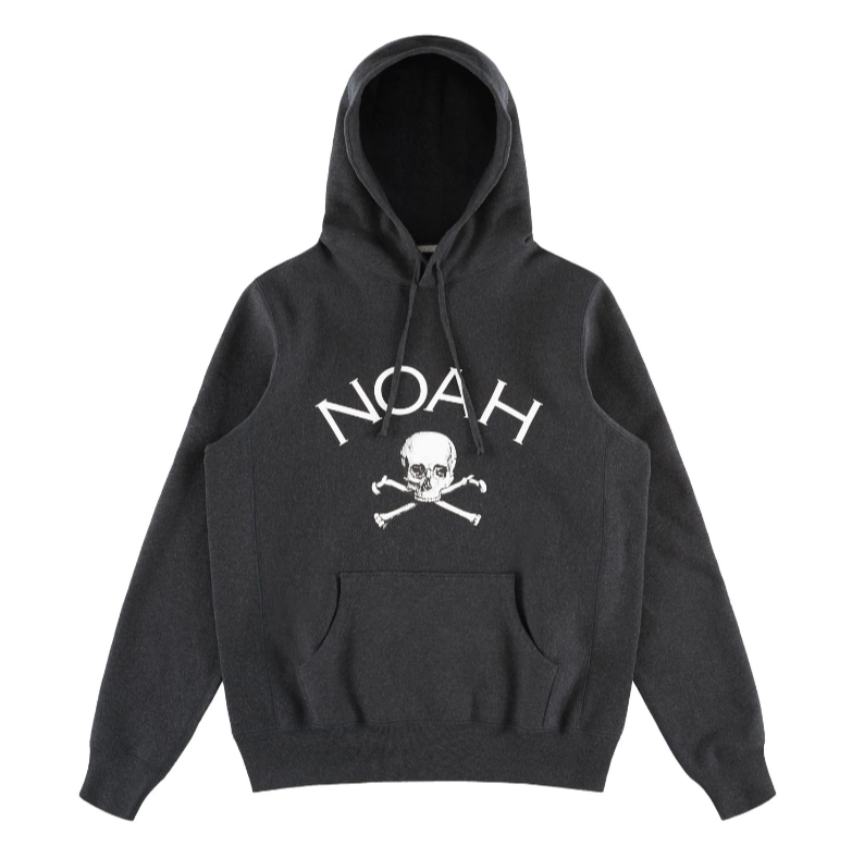 Noah Jolly Roger Hoodie - Heather Charcoal