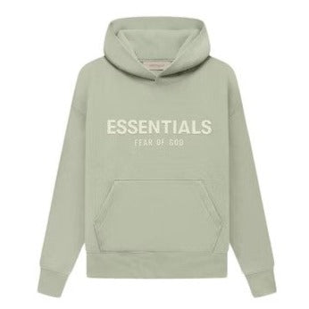 Fear of God Essentials Logo Hoodie SS22 - Kid Seafoam