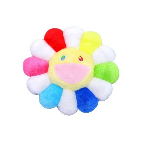 Takashi Murakami Flower Plush 30CM - Rainbow/White/Yellow