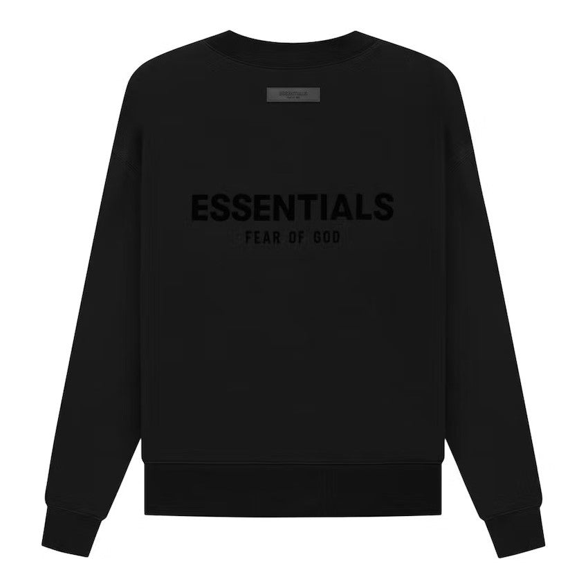 Fear of God Essentials Logo Crewneck SS22 - Black