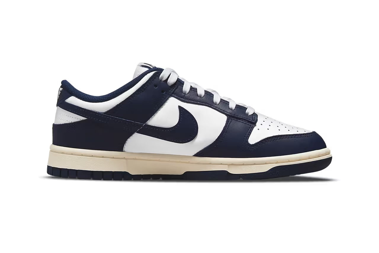 Nike Dunk Low Midnight Navy & White