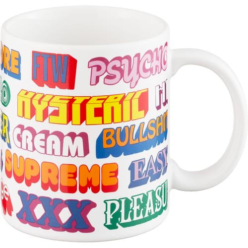 Supreme Hysteric Glamour Ceramic Coffee Mug - White