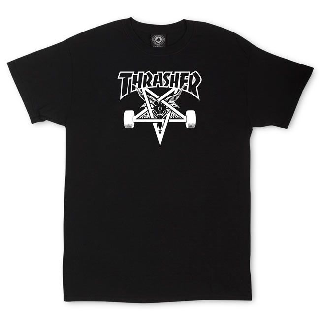 Thrasher Skate Goat Tee - Black