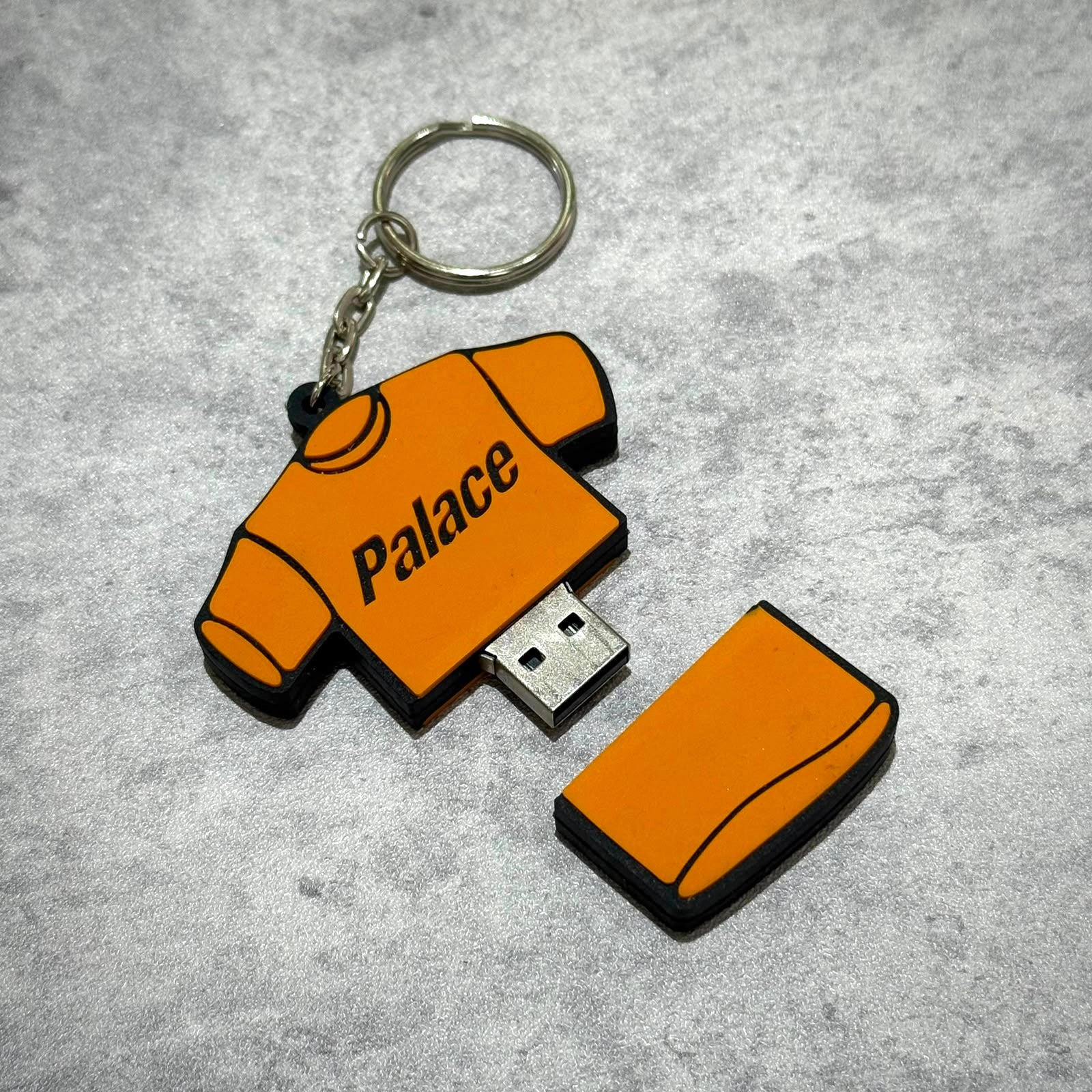 Palace T-Shirt Usb Keyring - Orange