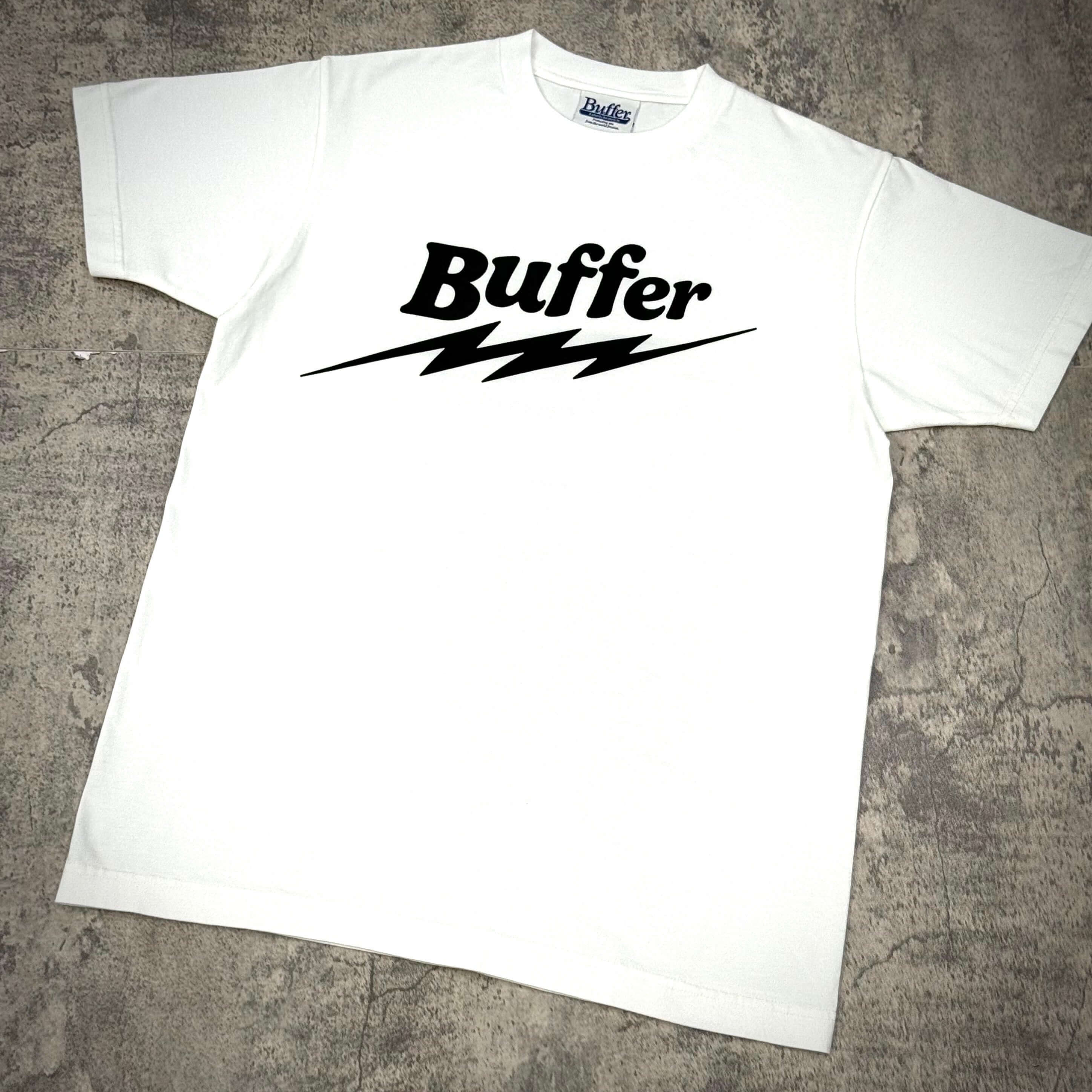 トップス Buffer Lightning Wiz Tee White Buffer Lightning Wiz Tee| by Tetsu Nishiyama | Shop Now