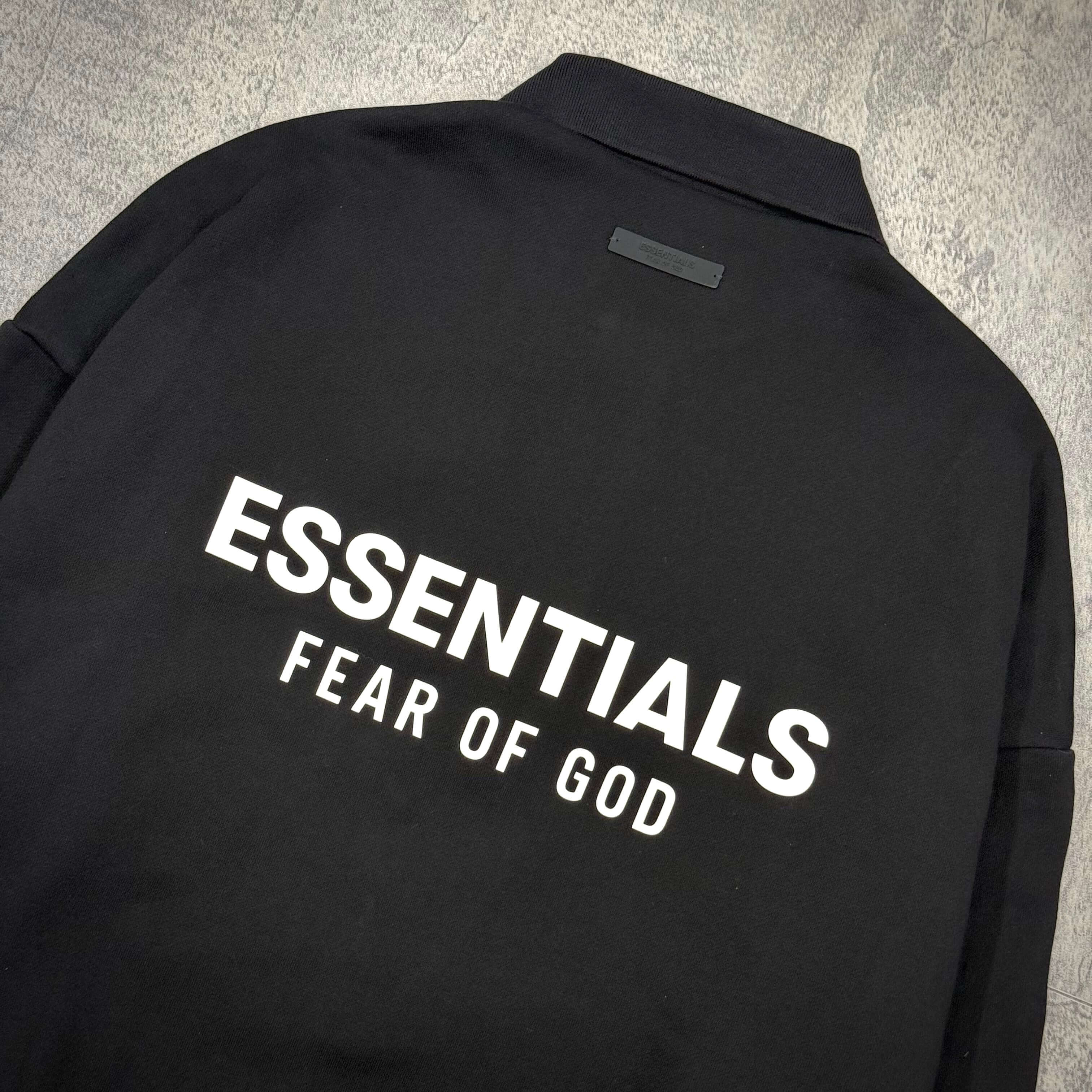 現貨 FOG Essentials Fleece Polo FW24 - Jet Black