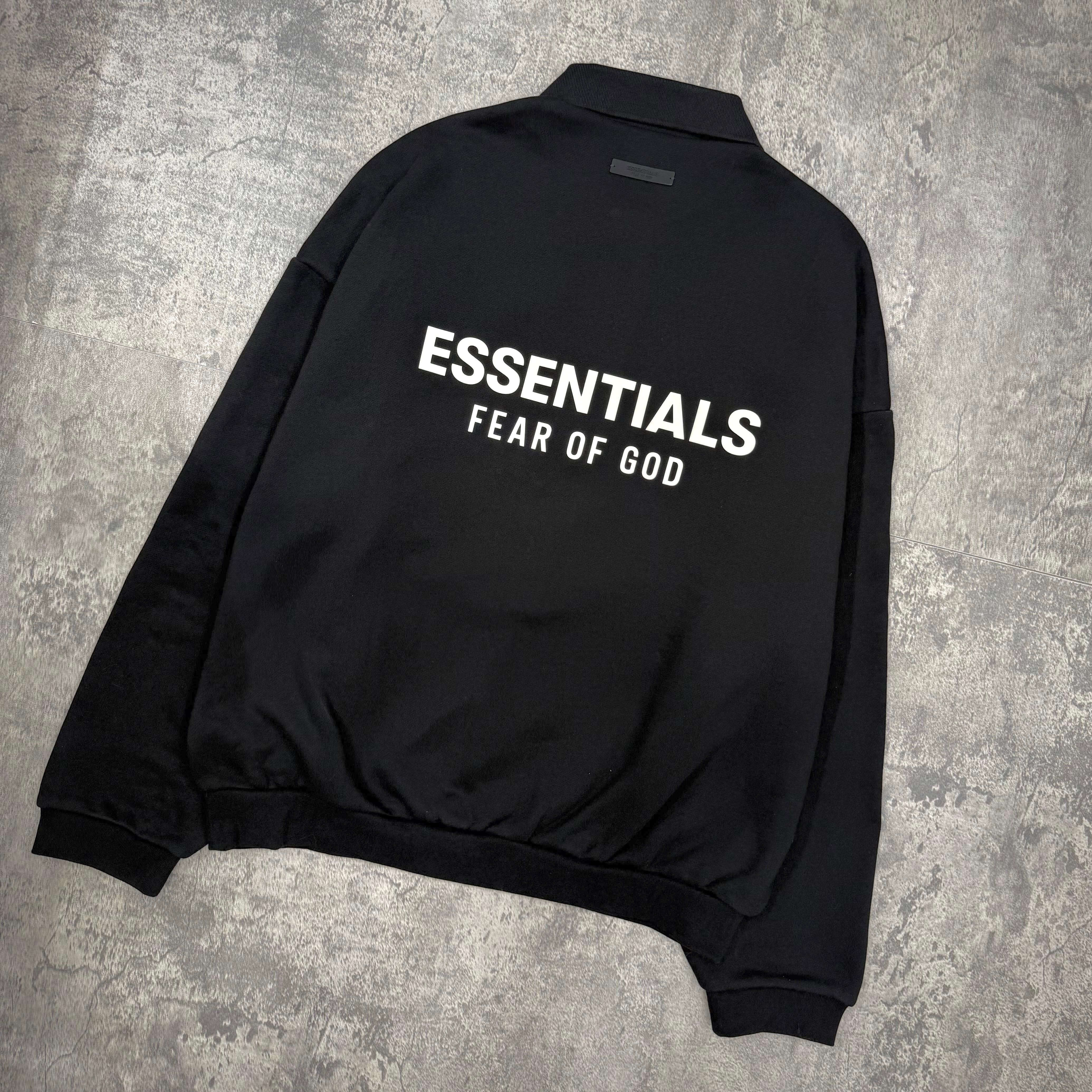 現貨 FOG Essentials Fleece Polo FW24 - Jet Black