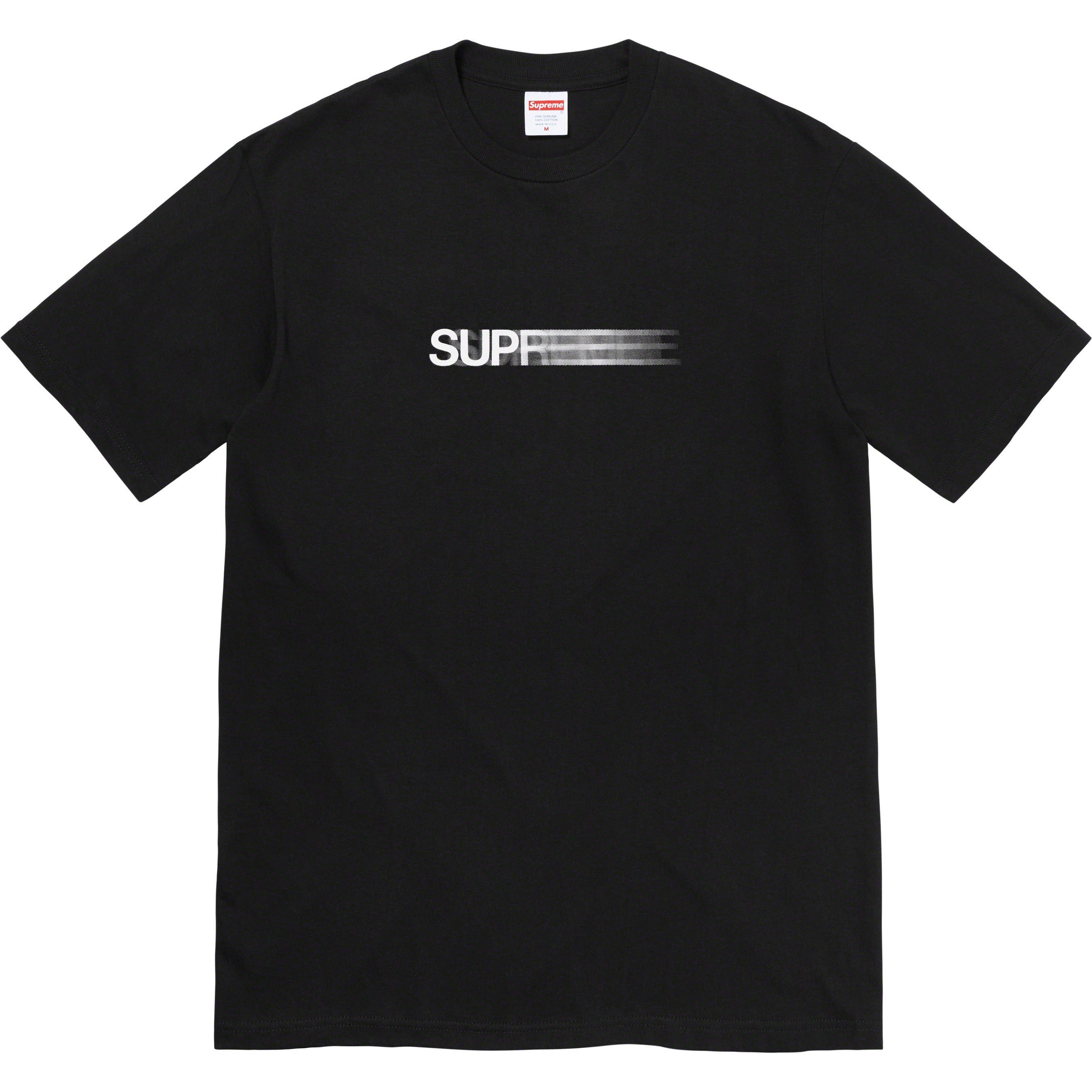 Supreme Motion Logo Tee SS23 - Black