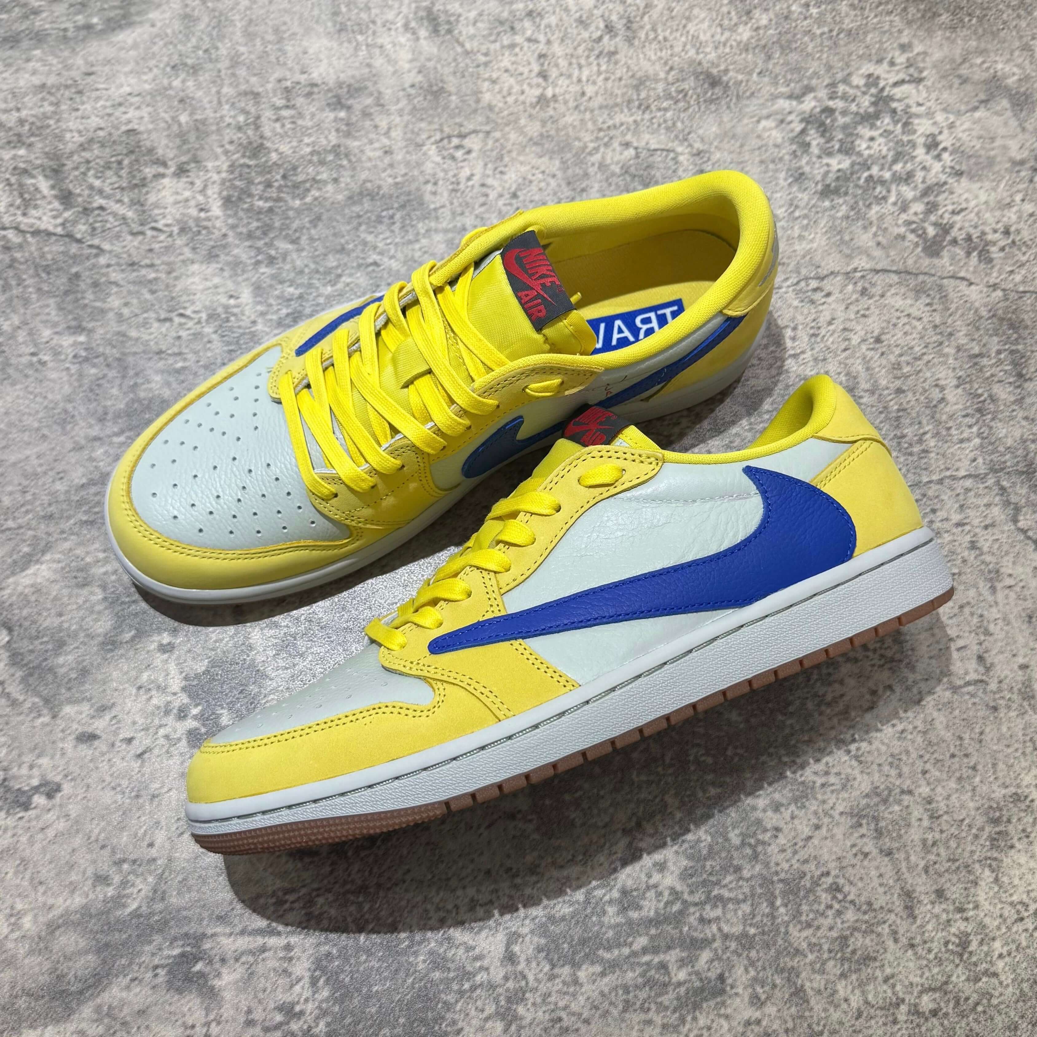 Travis Scott x Air Jordan 1 Low OG Canary (Women's) - WEAR43WAY