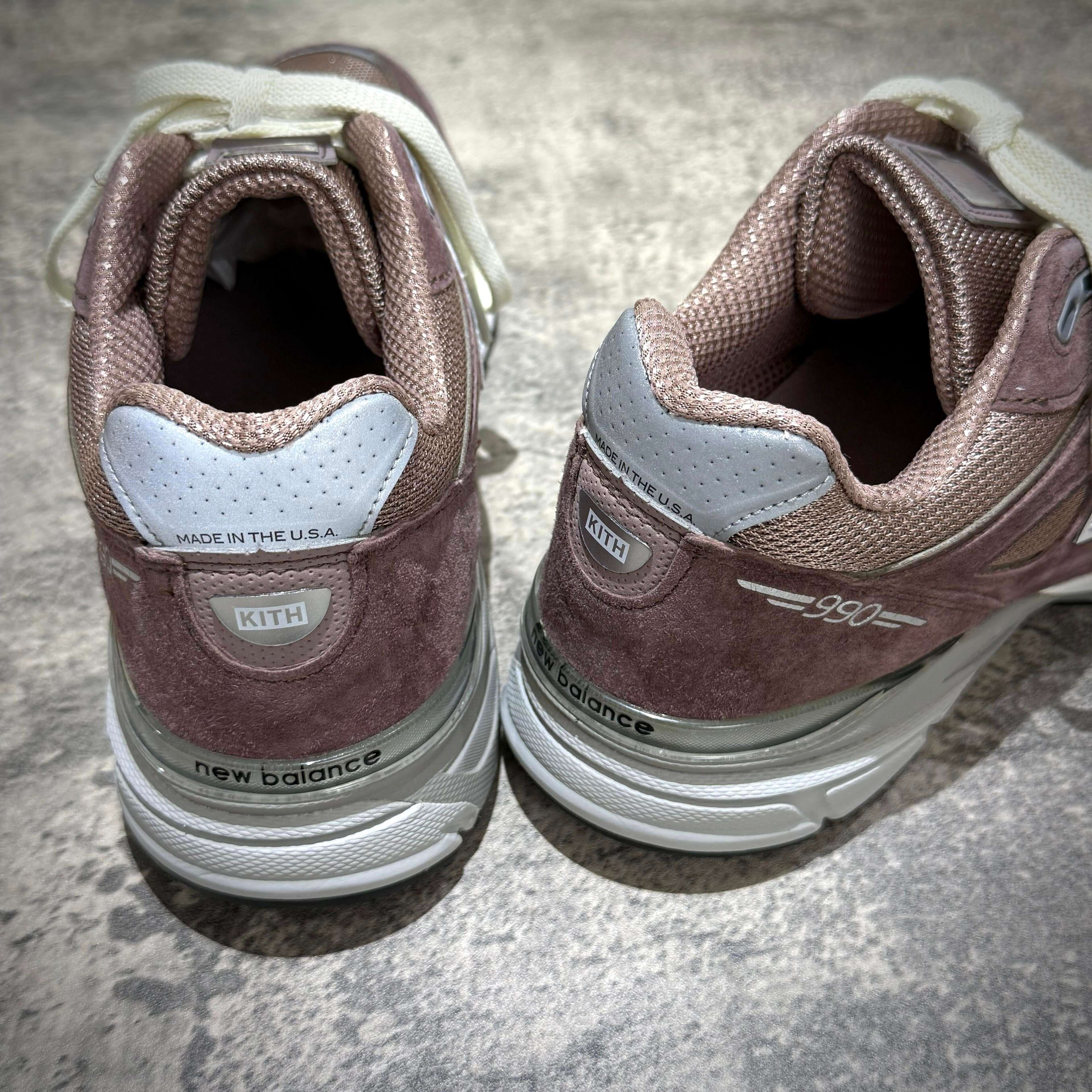 MiUSA Kith x New Balance 990v4 Dusty Mauve - Shop Now!