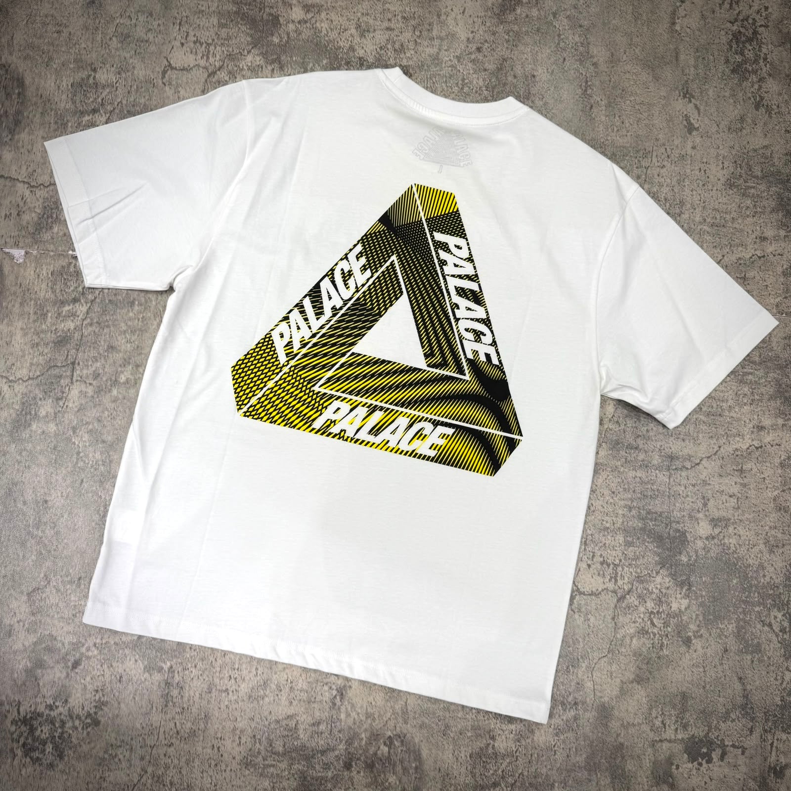 Palace Tri-Vex T-shirt - White / Yellow