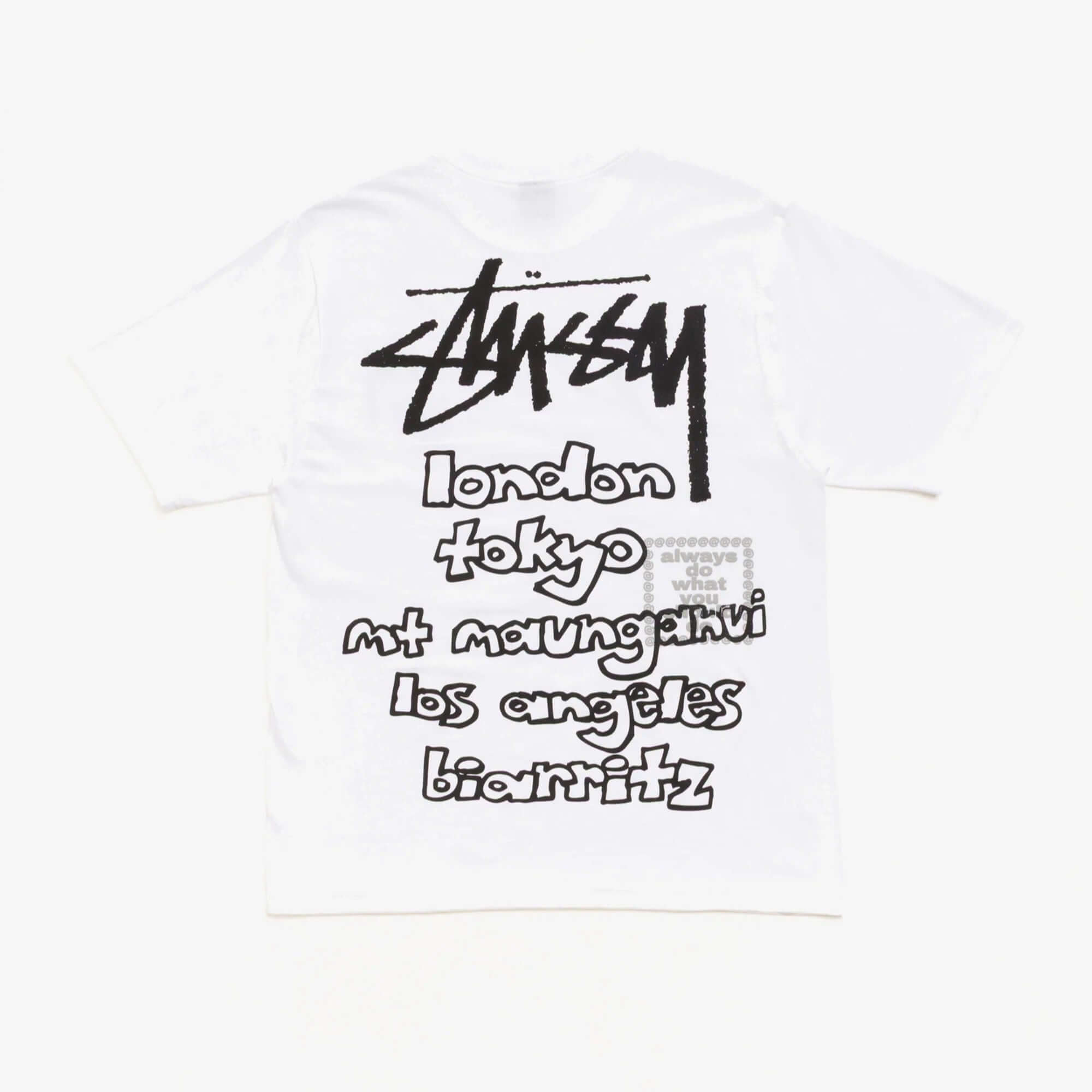 正規品　always do what you should do tシャツ　L Stussy x Always Do What You Should Do World Tour Tee