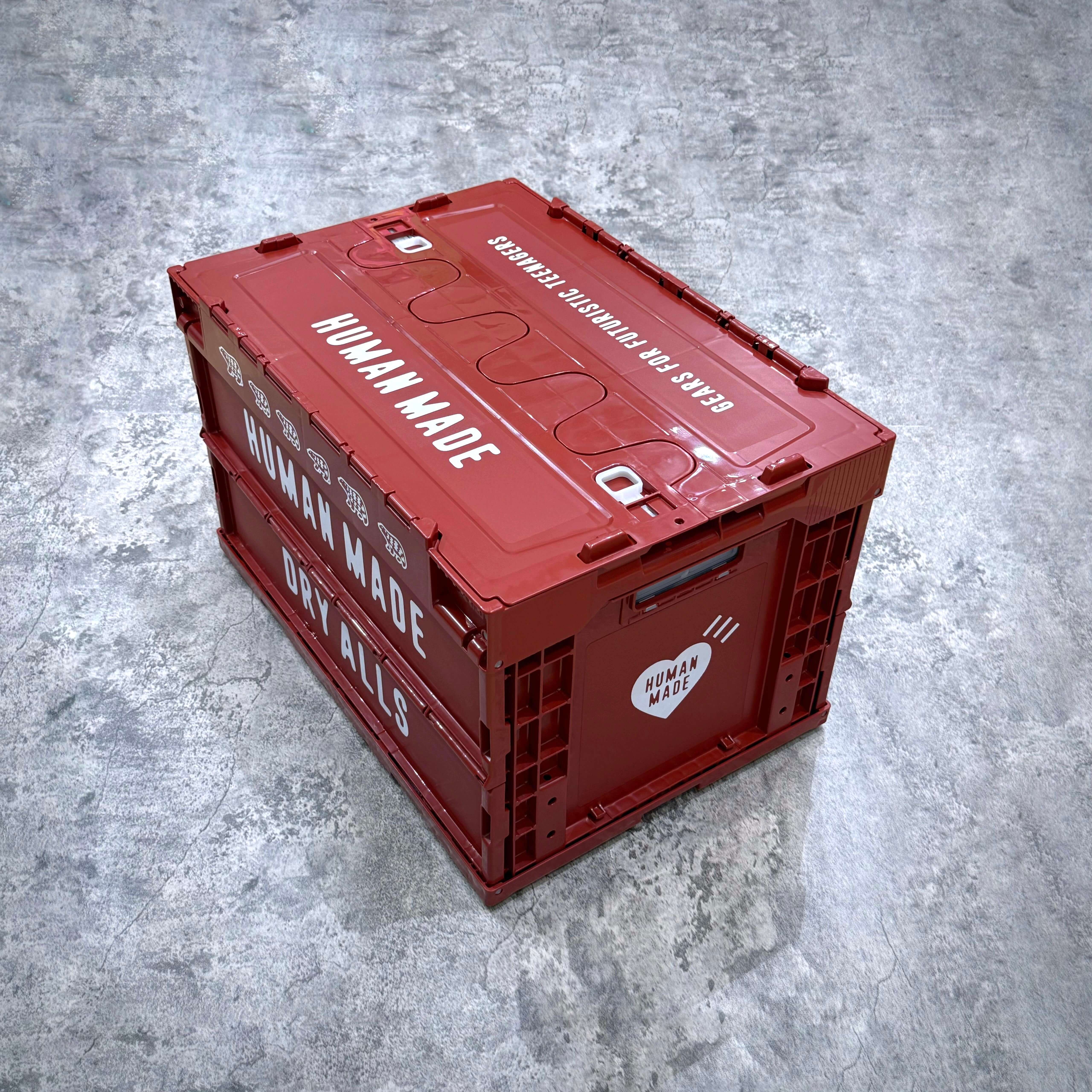 HUMAN MADE ヒューマンメイド コンテナ 74L RED レッド 新品】HUMAN MADE CONTAINER 74L BURGUNDY ヒューマンメイド コンテナ