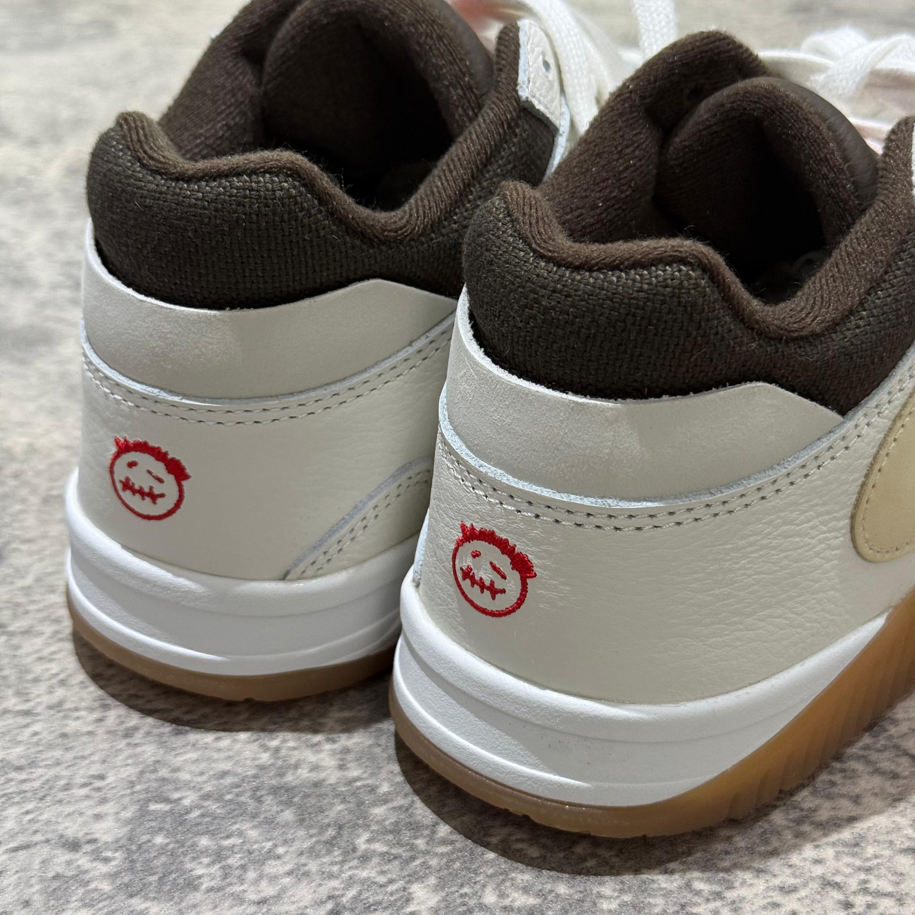 Travis Scott x Nike Jordan Jumpman Jack TR Sail and Dark Mocha