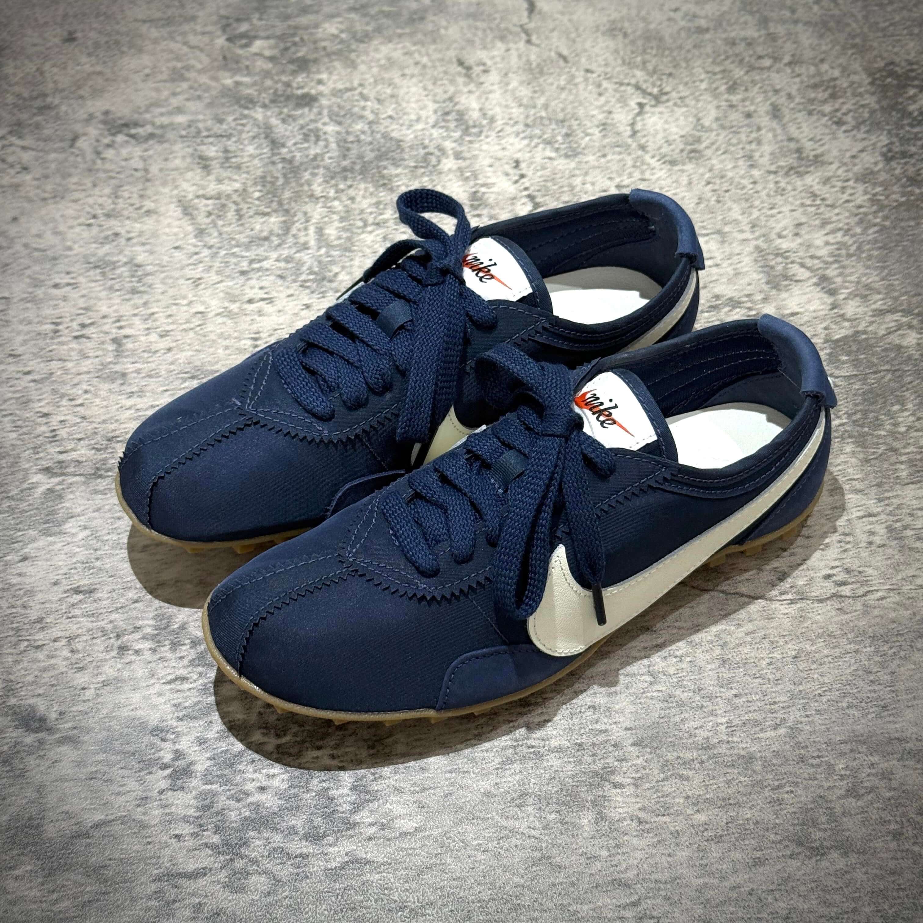 Nike Moon Shoe OG in Midnight Navy colorway, showcasing the iconic silhouette and design.