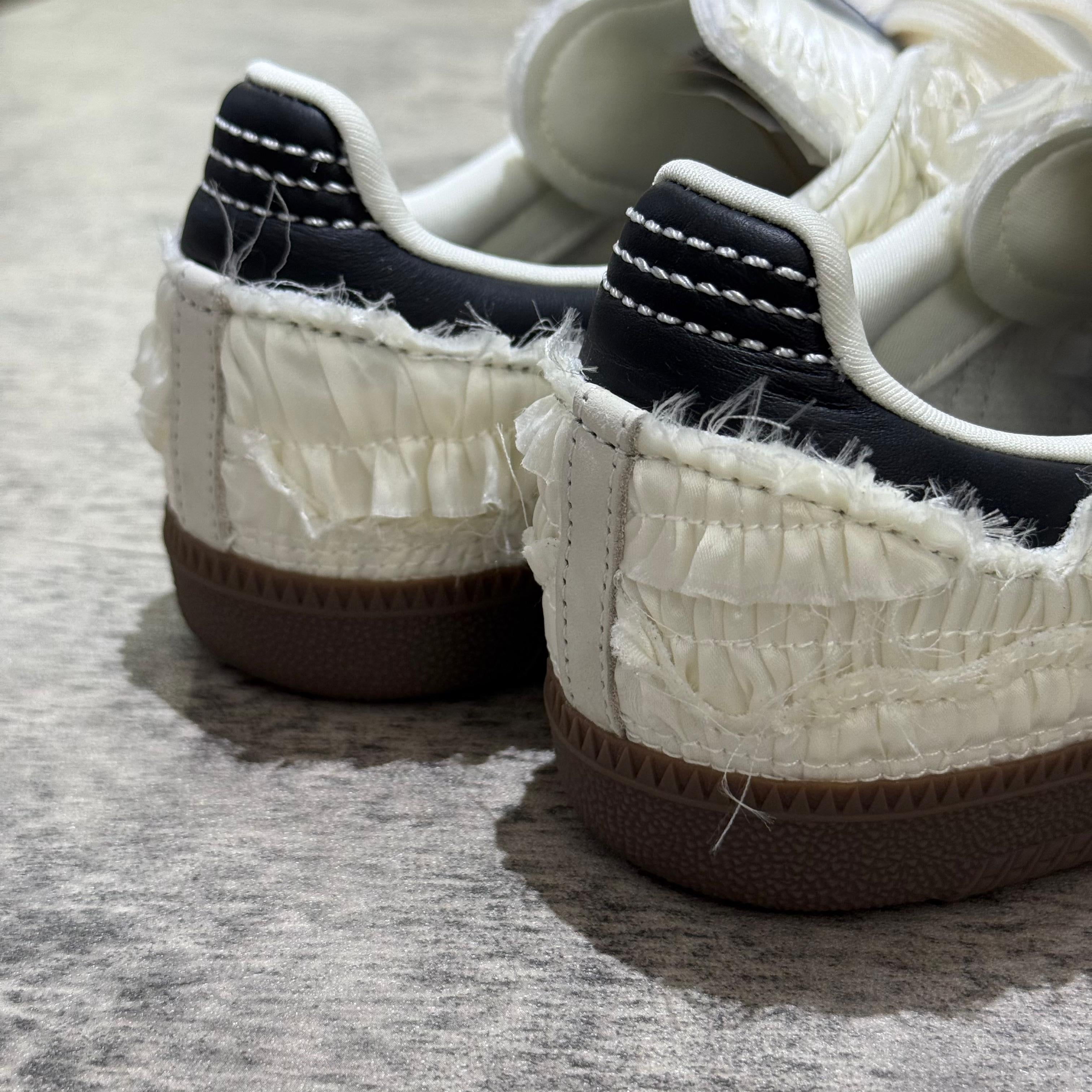 Reverie by Caroline Hu x Adidas Originals Samba OG - White Silk