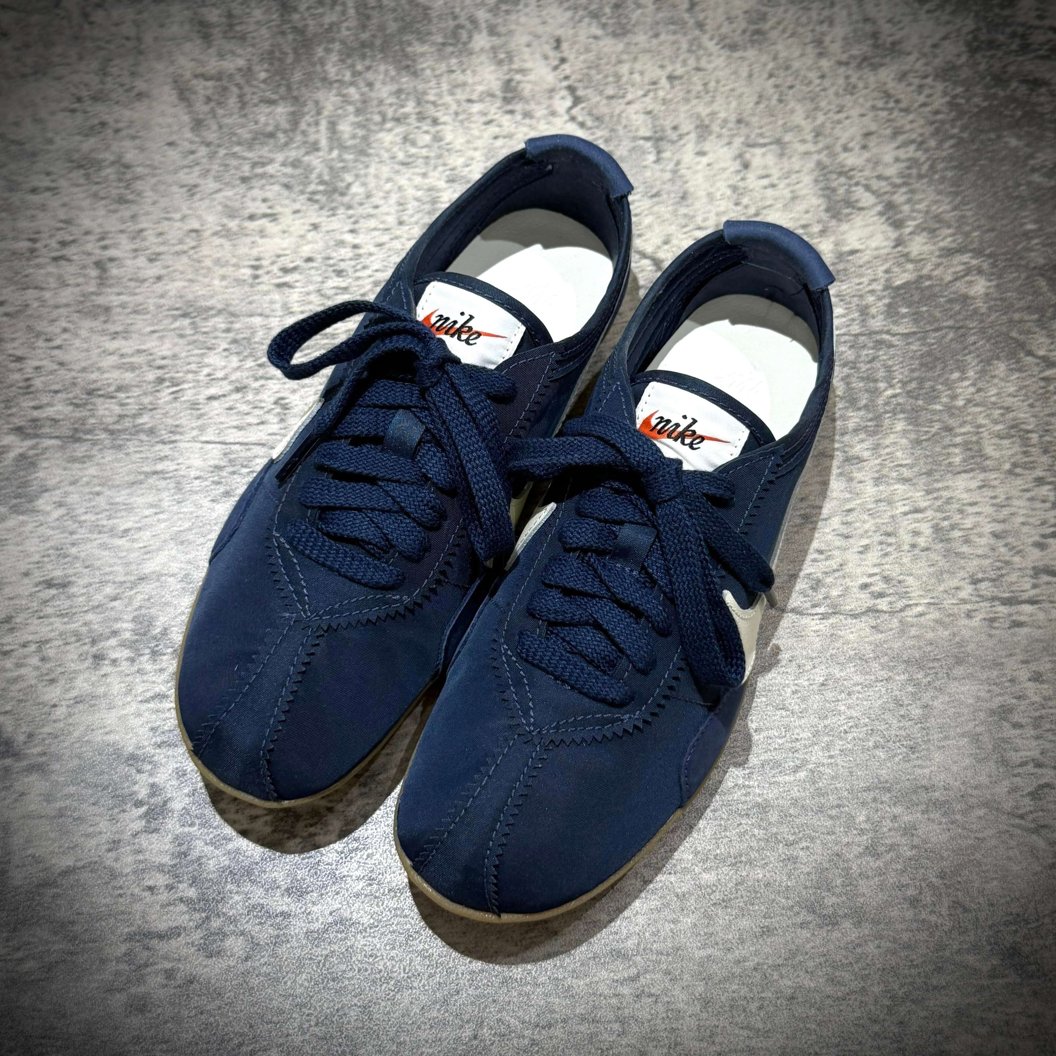 Nike Moon Shoe OG in Midnight Navy color, featuring a stylish design and lace-up closure.