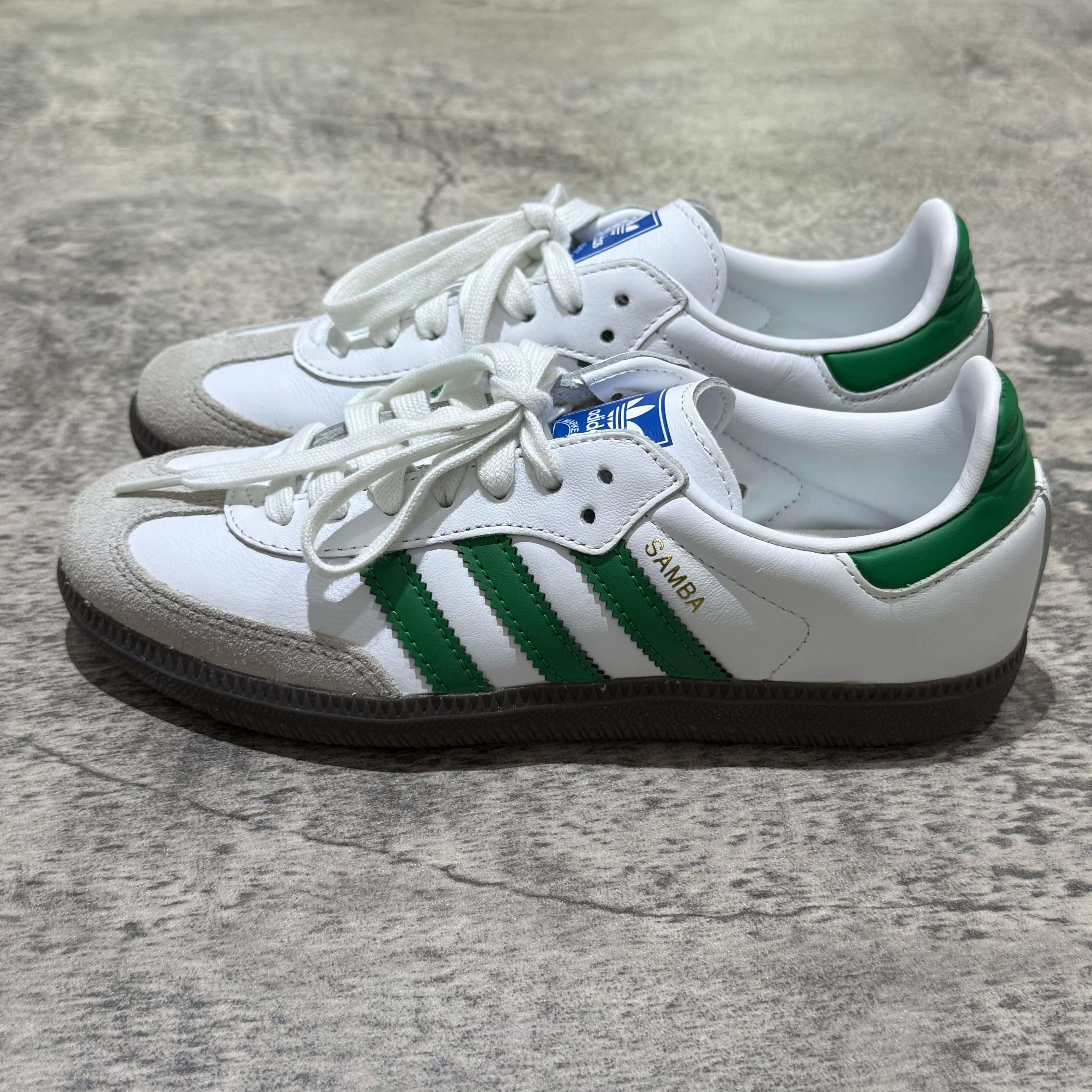 現貨 Adidas Originals Samba OG - 白綠配色