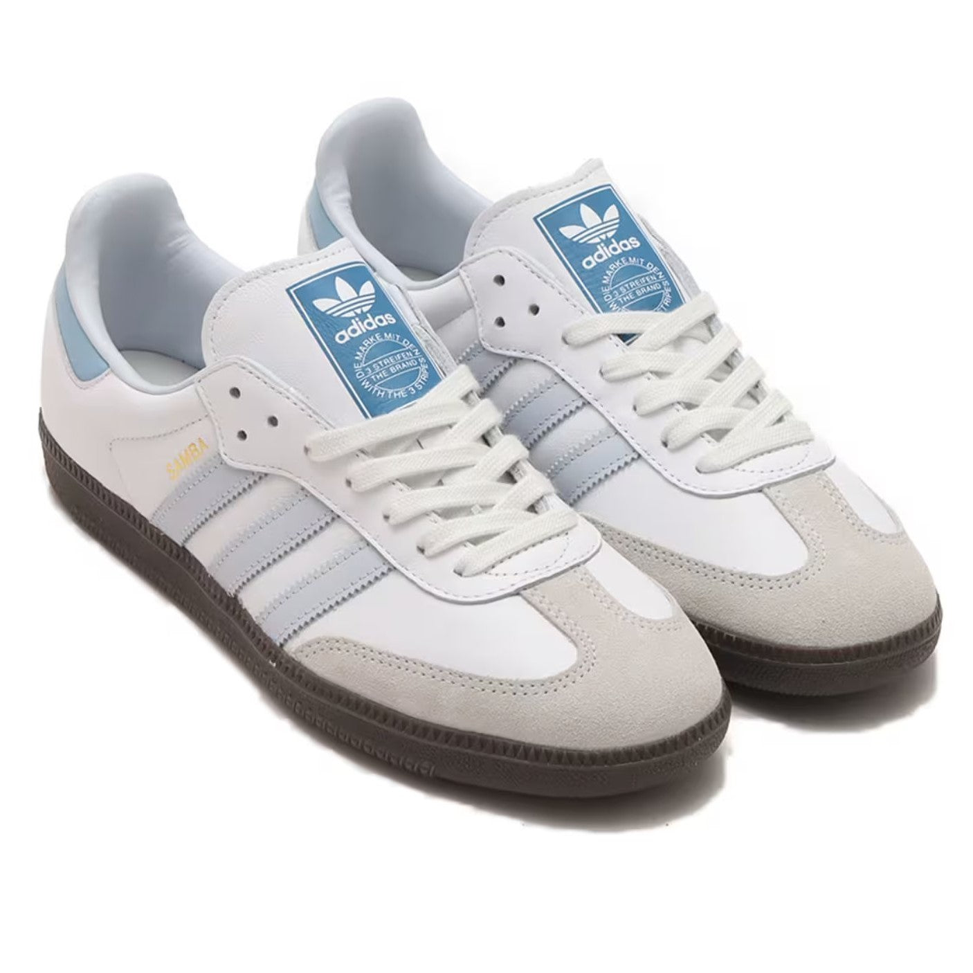 Adidas Originals Samba OG - White / Light Blue