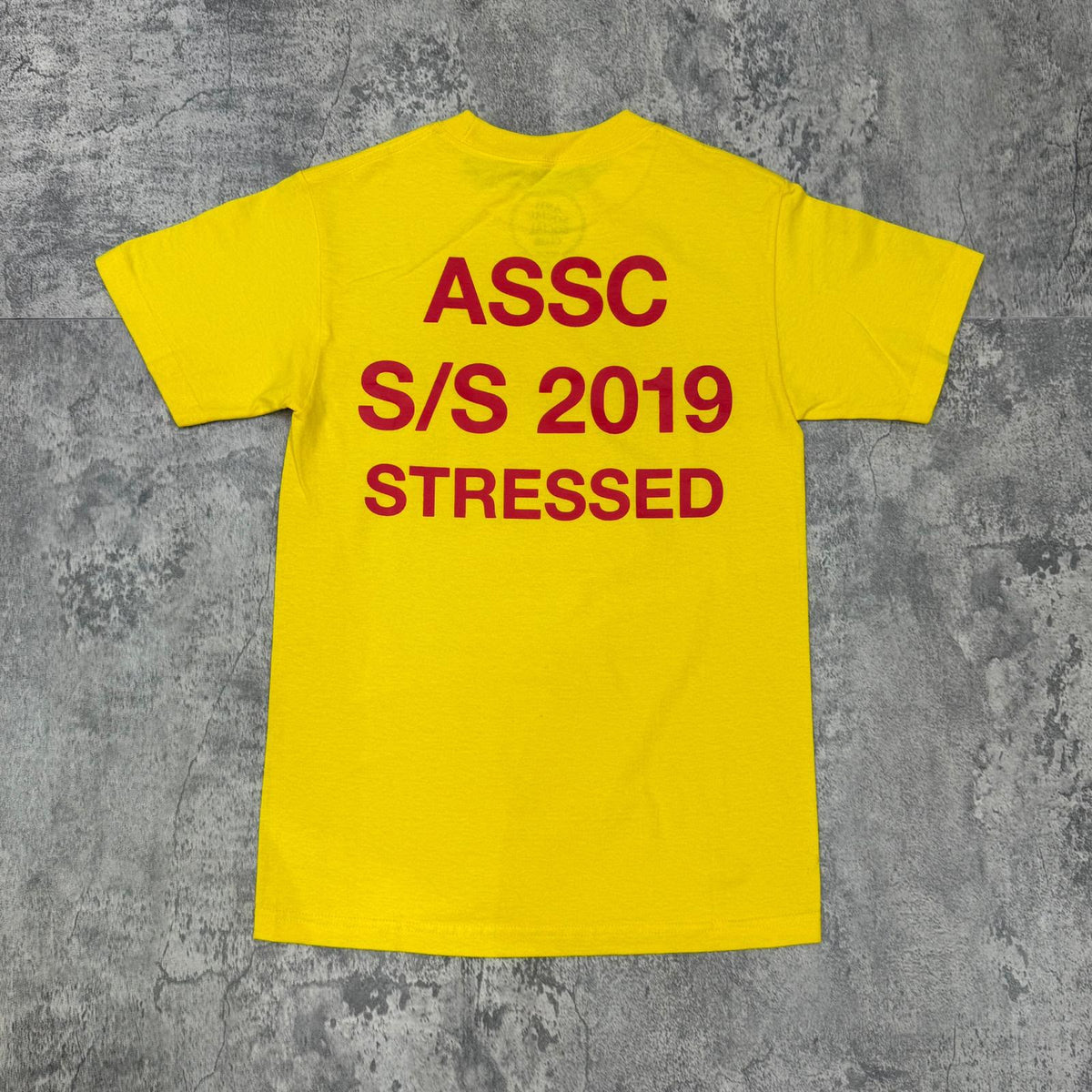 Anti Social Social Club Stressed Tee - Yellow B