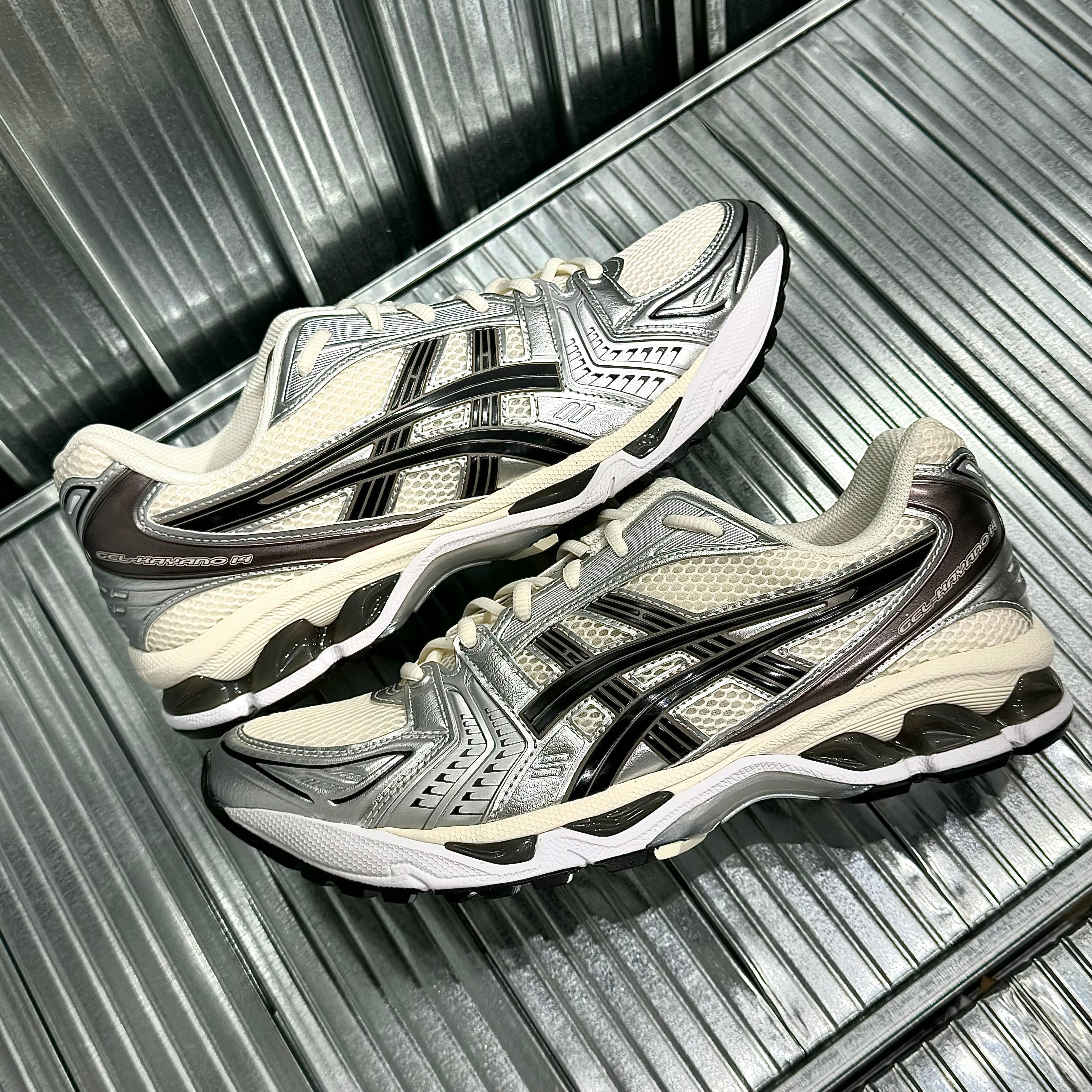 Asics Gel Kayano 14 Cream Black