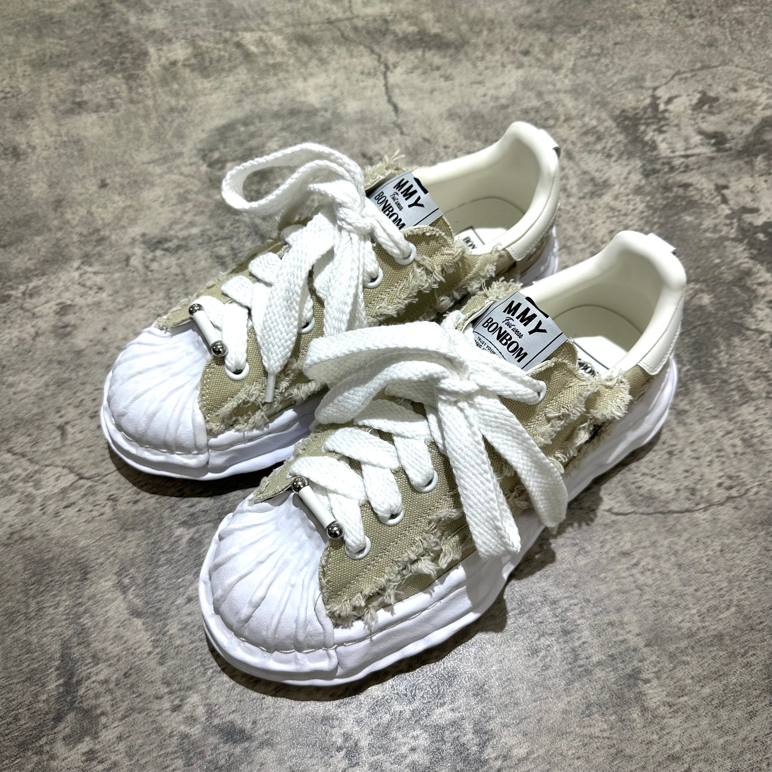 BONBOM x Maison Mihara Yasuhiro MMY&nbsp;BLAKEY OG Canvas - Beige Sku: C14FW702 - Beige 