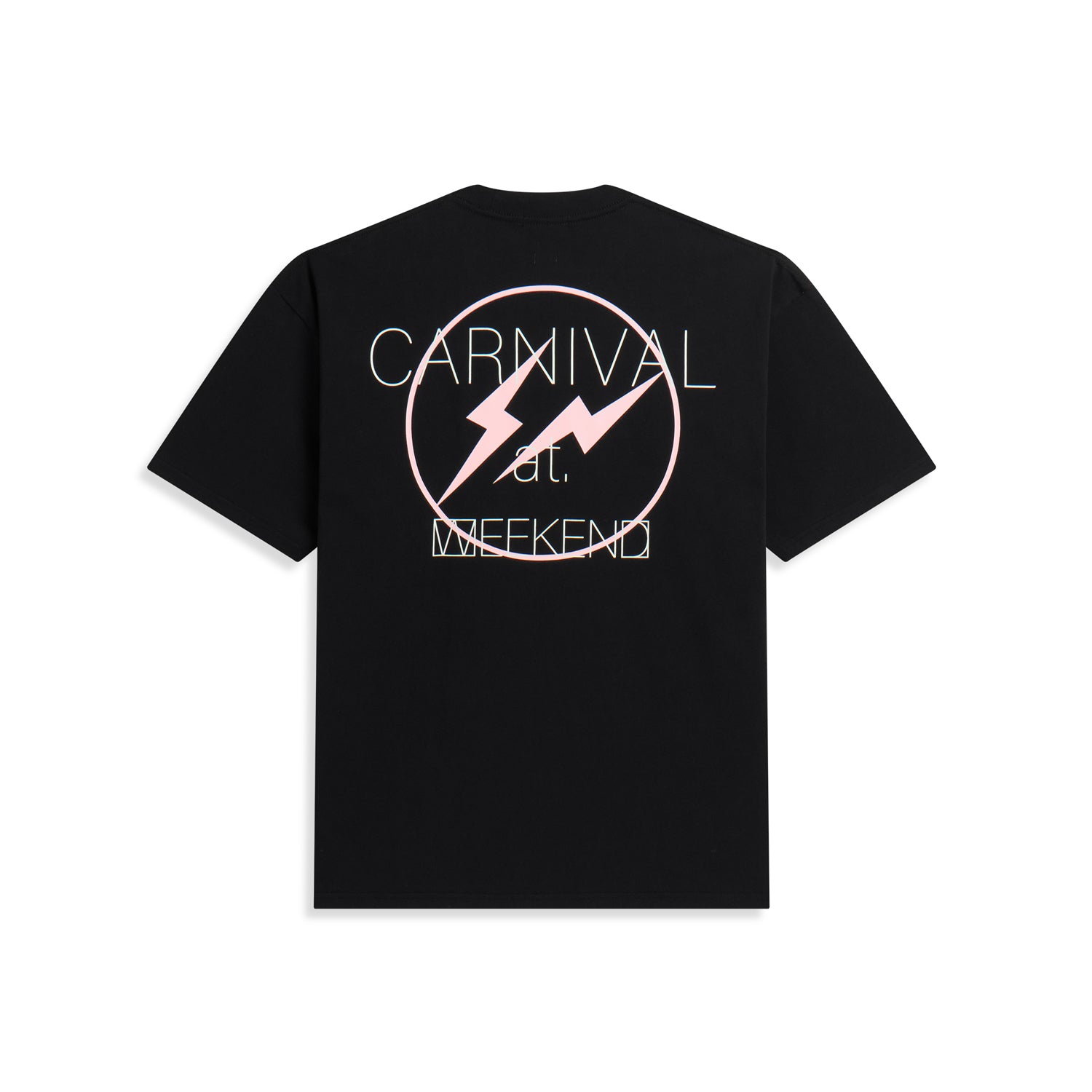 Carnival x Weekend Sequel x Fragment OVS Tee black t-shirt with graphic design on back