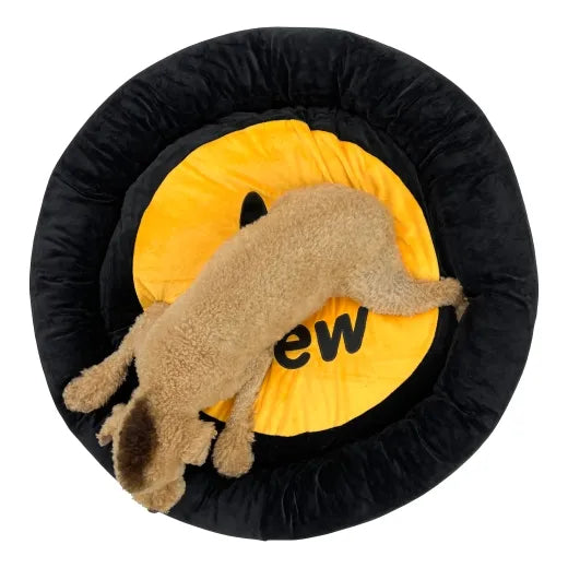 Drew House SSENSE Exclusive Dog Bed - Black & Yellow