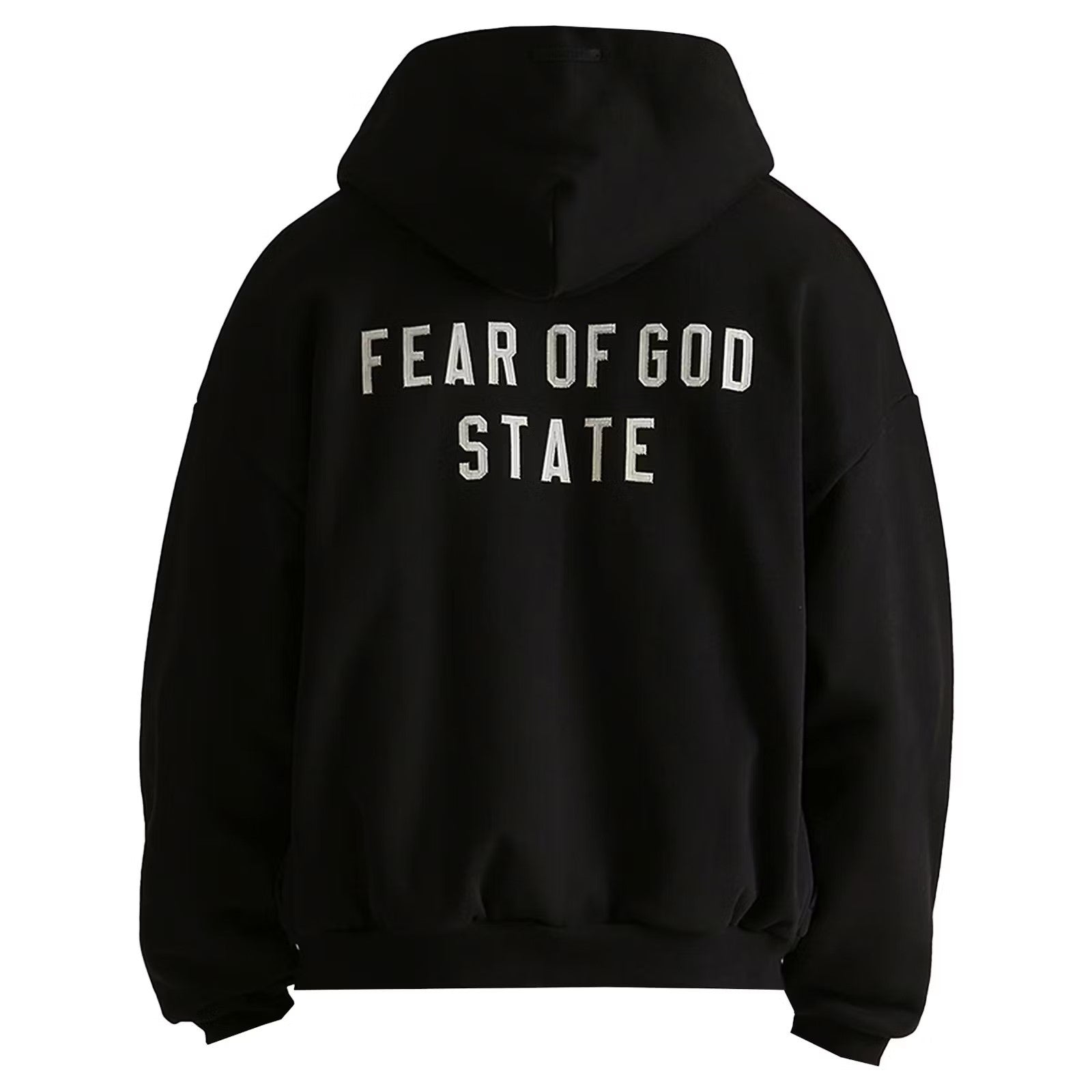 FOG Essentials Heavy Fleece Full Zip Hoodie - Black