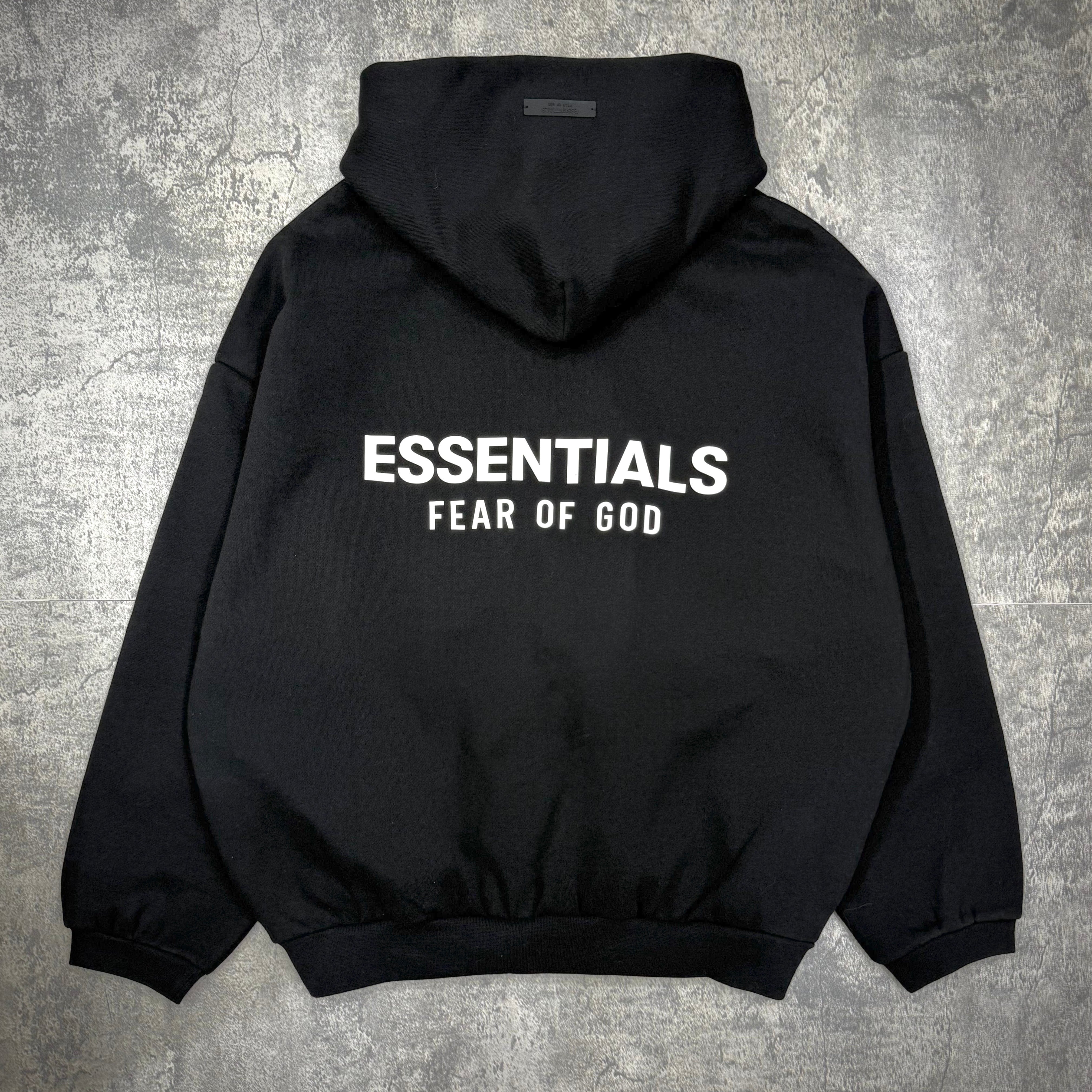 FOG Essentials Fleece Hoodie FW24 - Jet Black