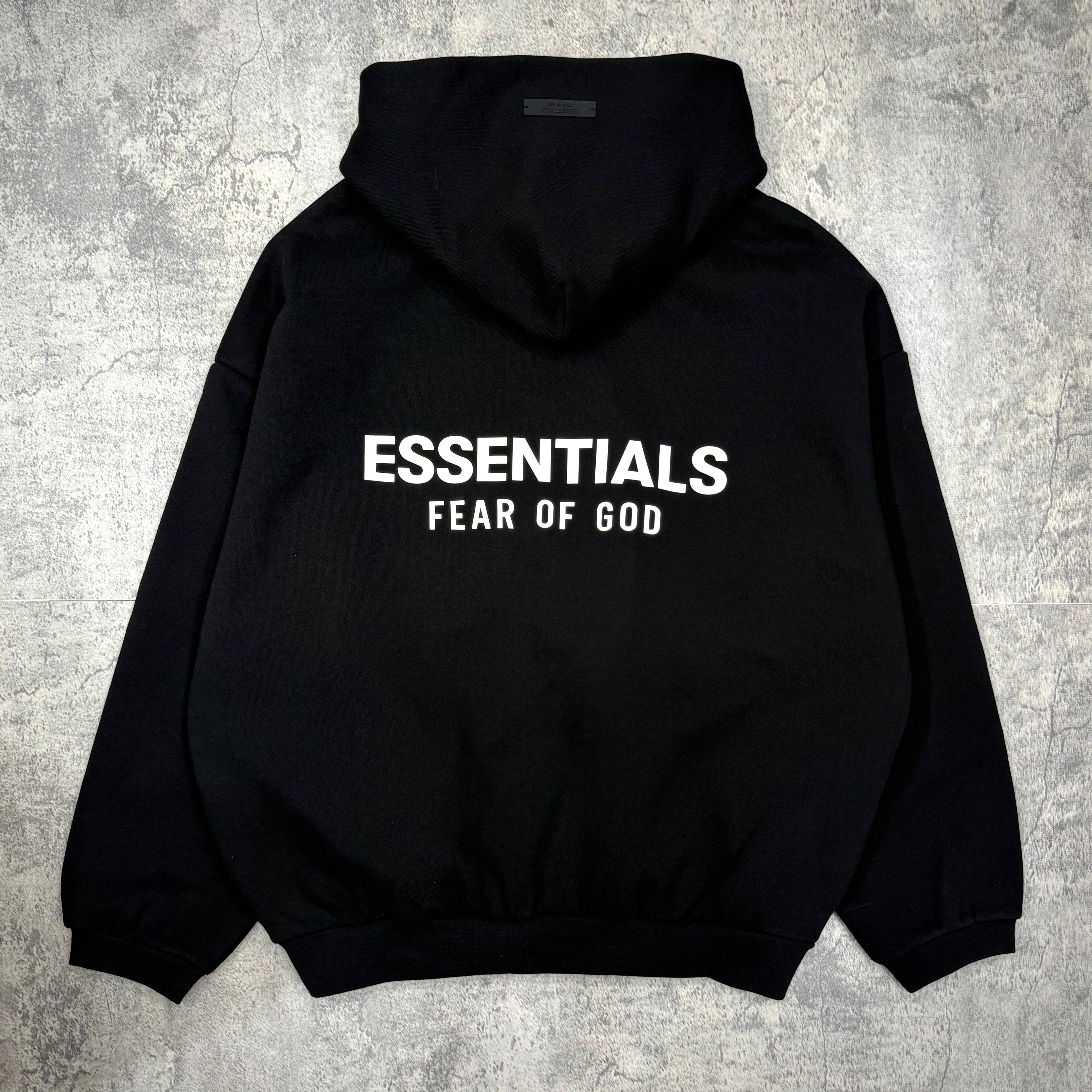 FOG Essentials Fleece Hoodie FW25 - Jet Black