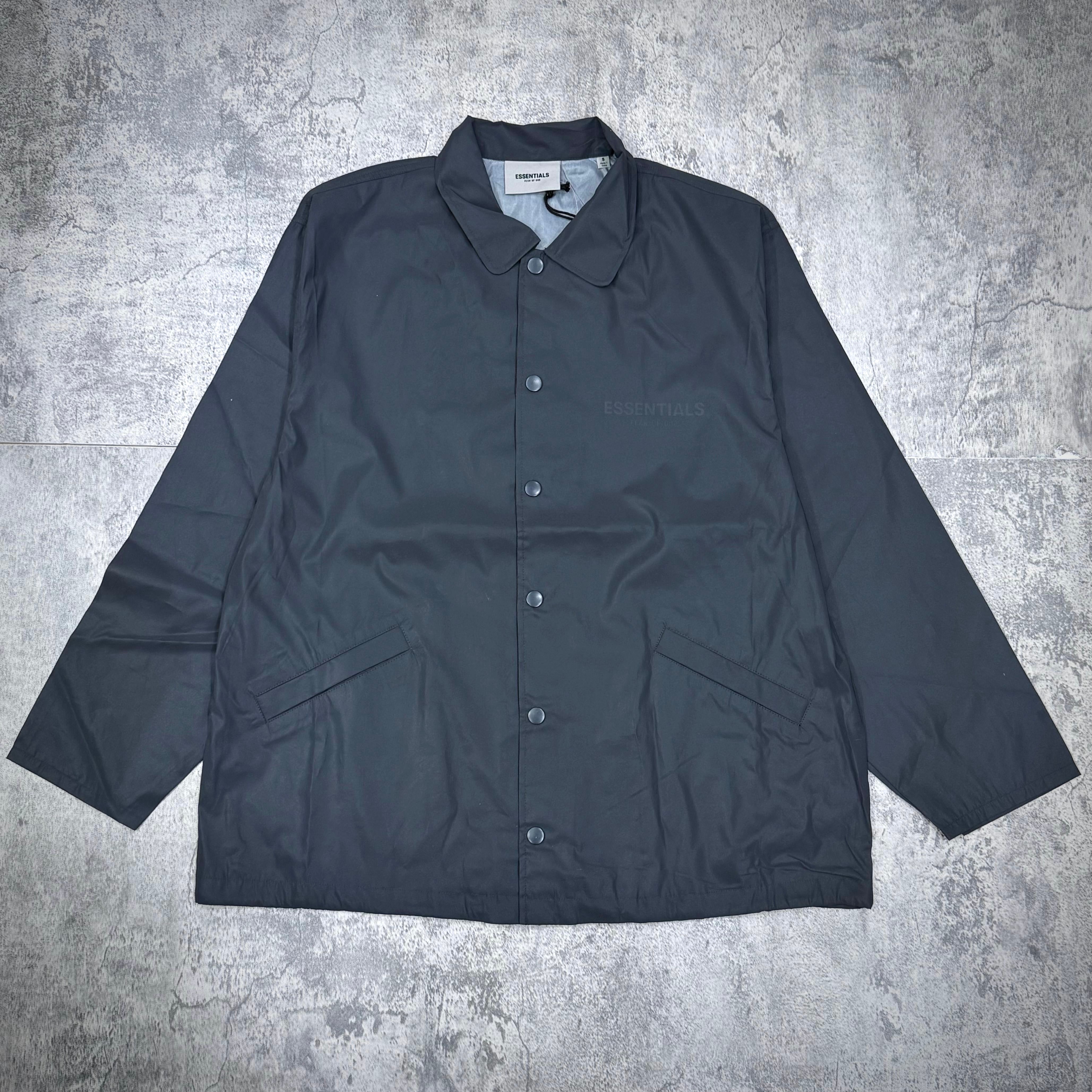 FOG Essentials Coaches Jacket - Reflective Black