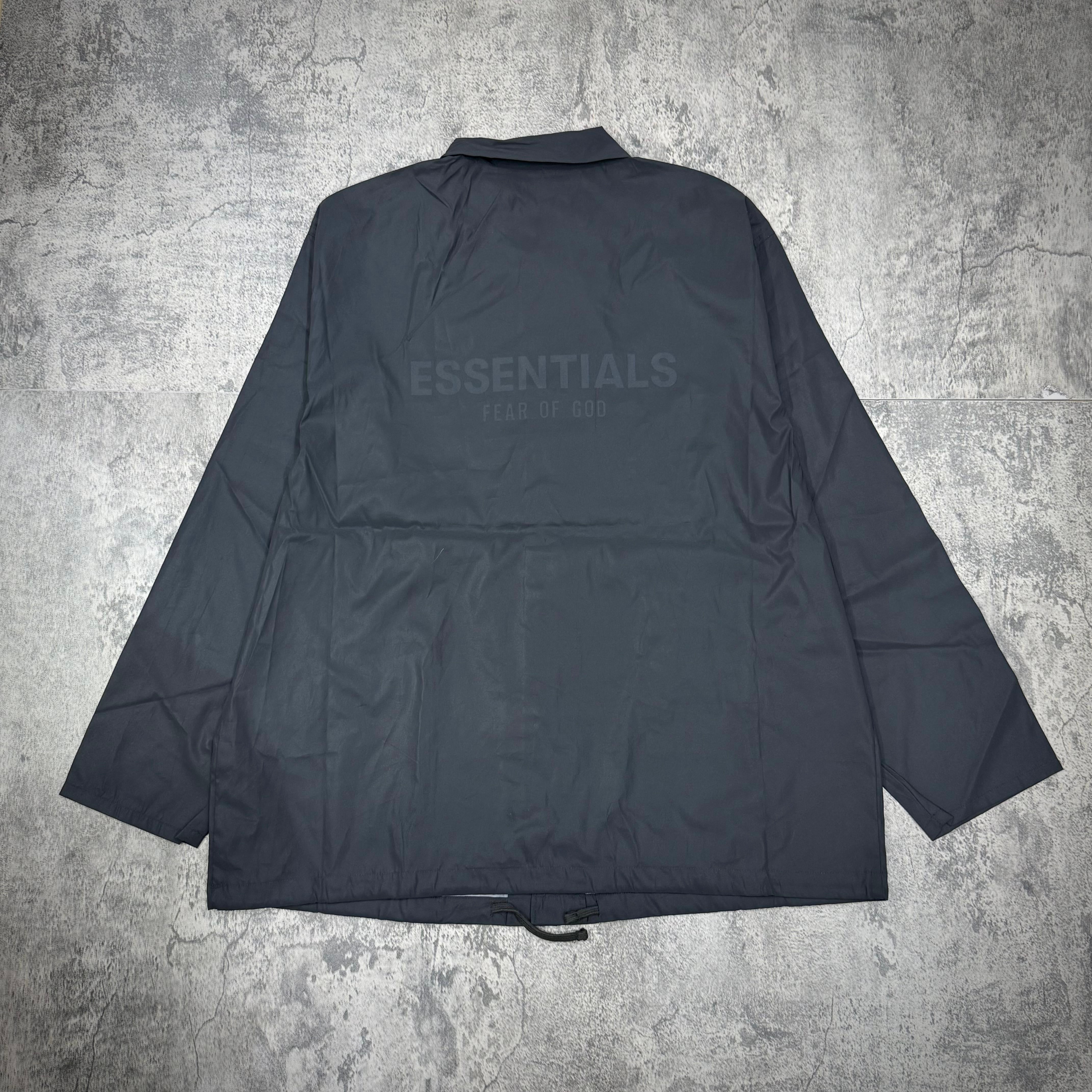 FOG Essentials Coaches Jacket - Reflective Black | In stock