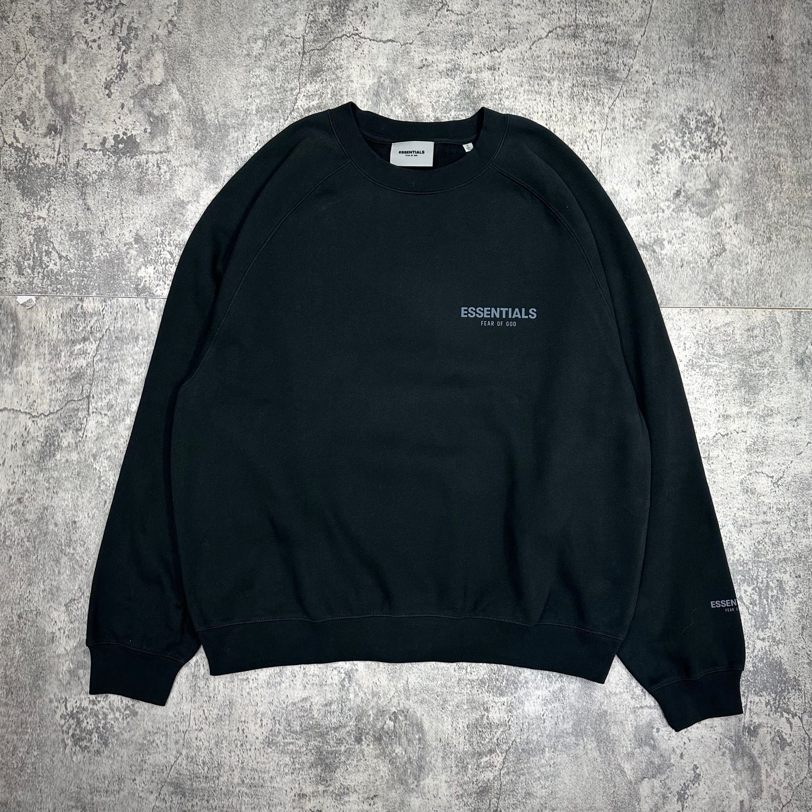 Fear of God Essentials Core Logo Crewneck FW21 - Black