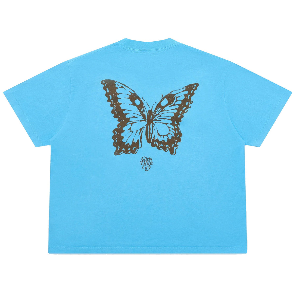 Girls Don't Cry Butterfly T-Shirt - Blue | In stock