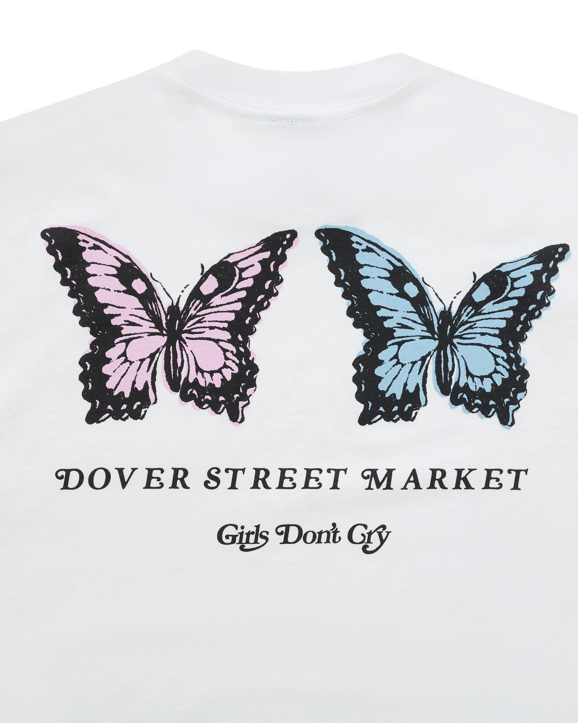 Girls Don't Cry DSM Butterfly T-Shirt - White 
