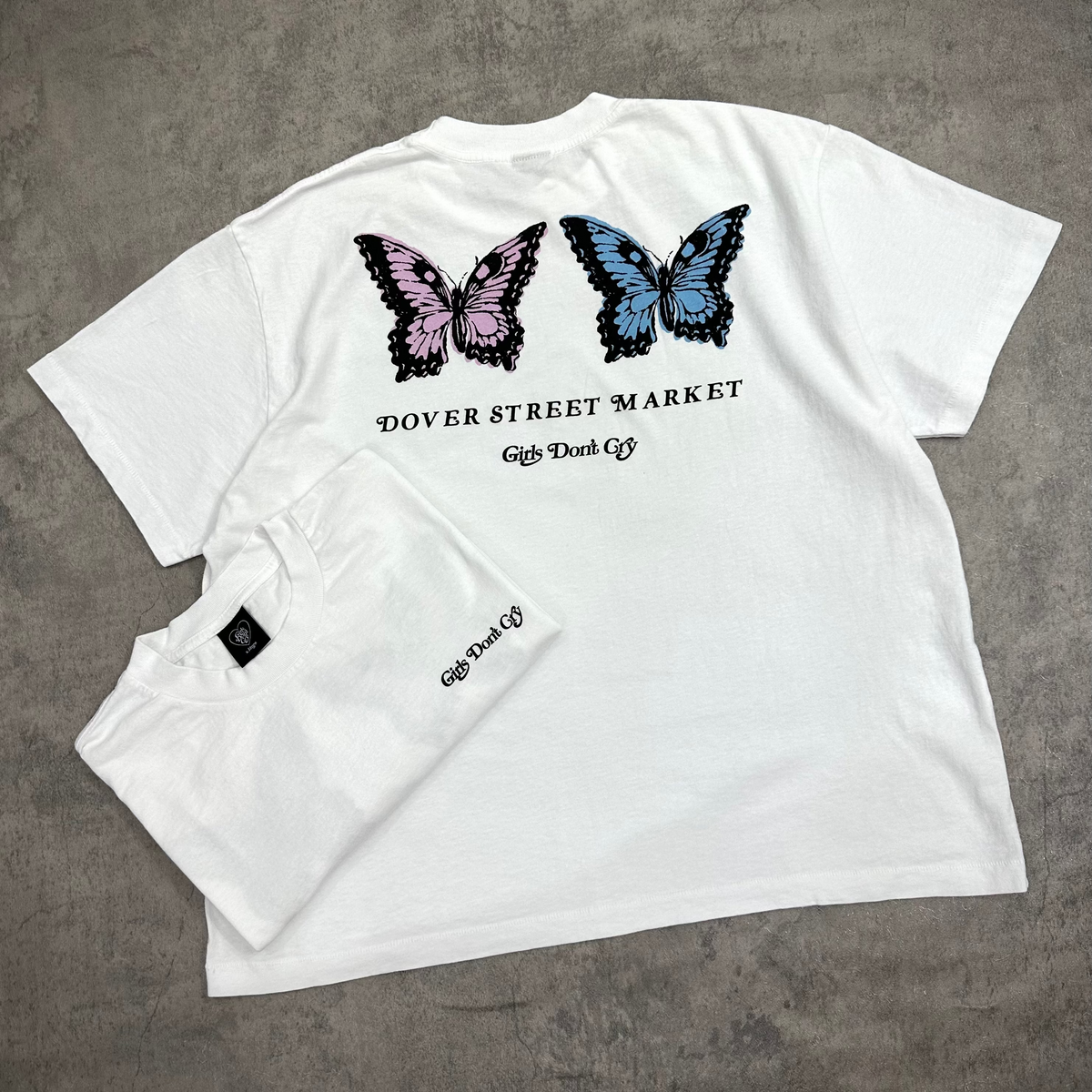 Girls Don't Cry DSM Butterfly T-Shirt - White | In stock
