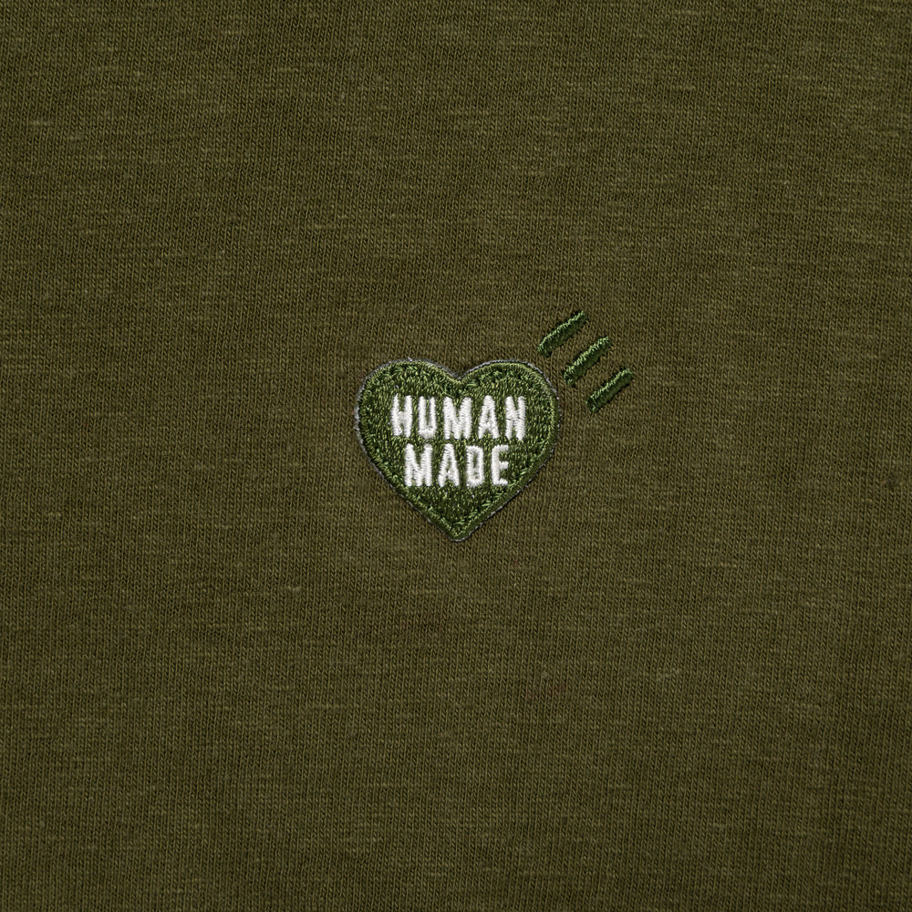 Human Made Graphic Duck L/S Tee SS24 - Olive Drab