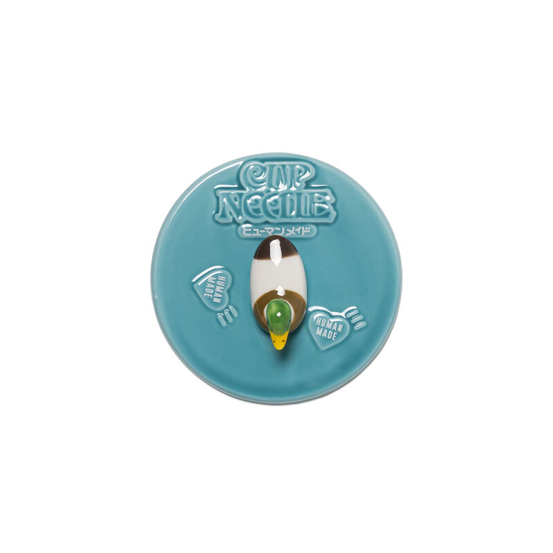 Human Made Cup Noodle Weight XX32GD023 in turquoise color, featuring Cup Noodle design and decorative details.