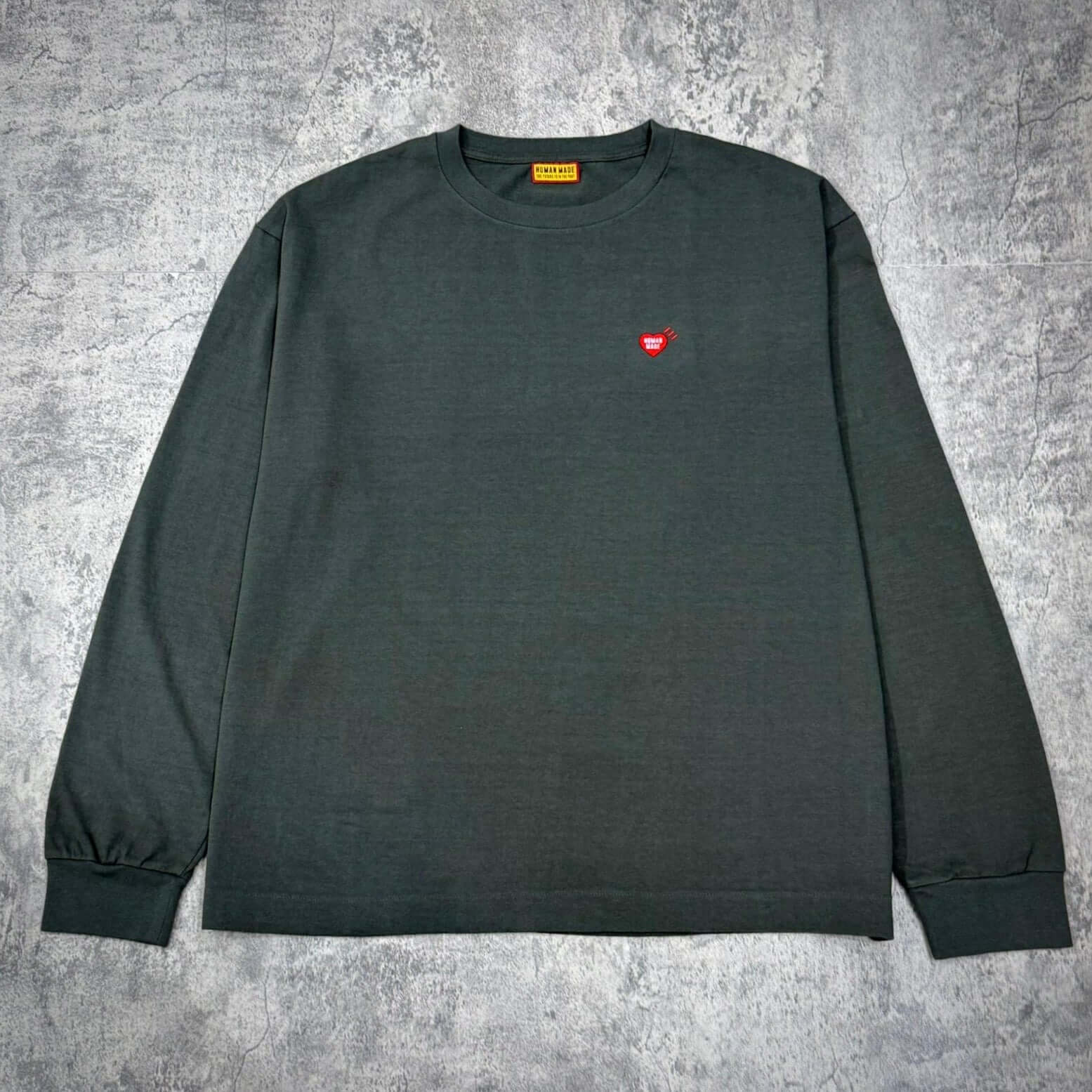 Human Made Graphic LS Tee HM30CS027 - Black / Charcoal