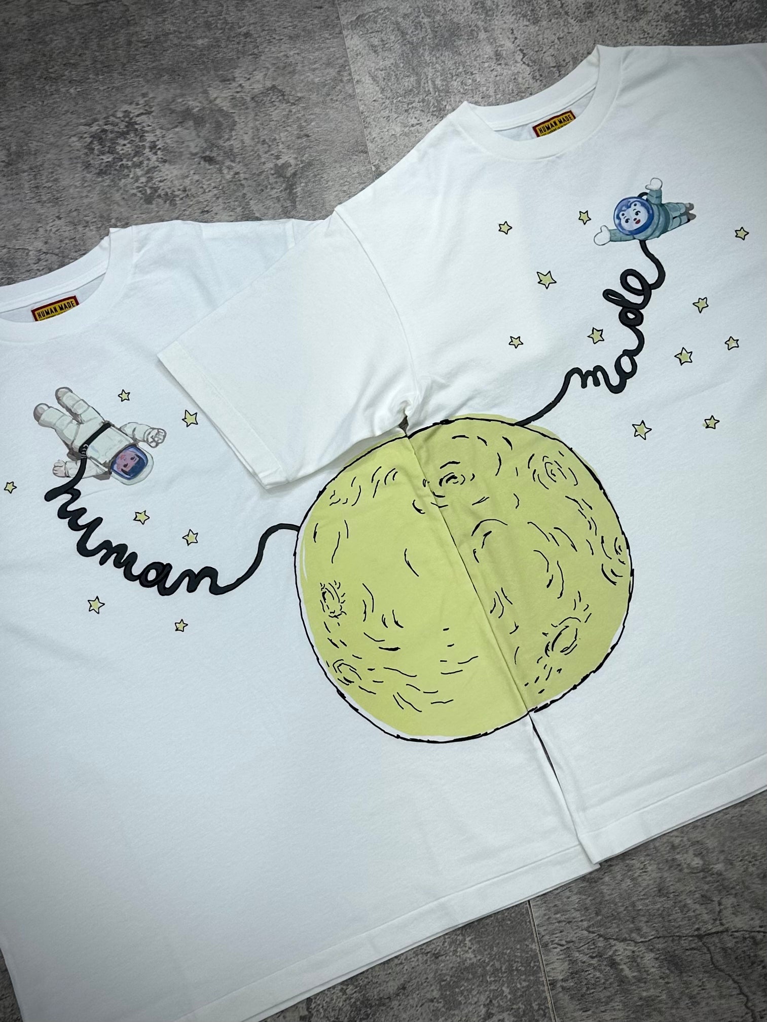 Human Made Keiko Sootome Tee Side A B Merge- White