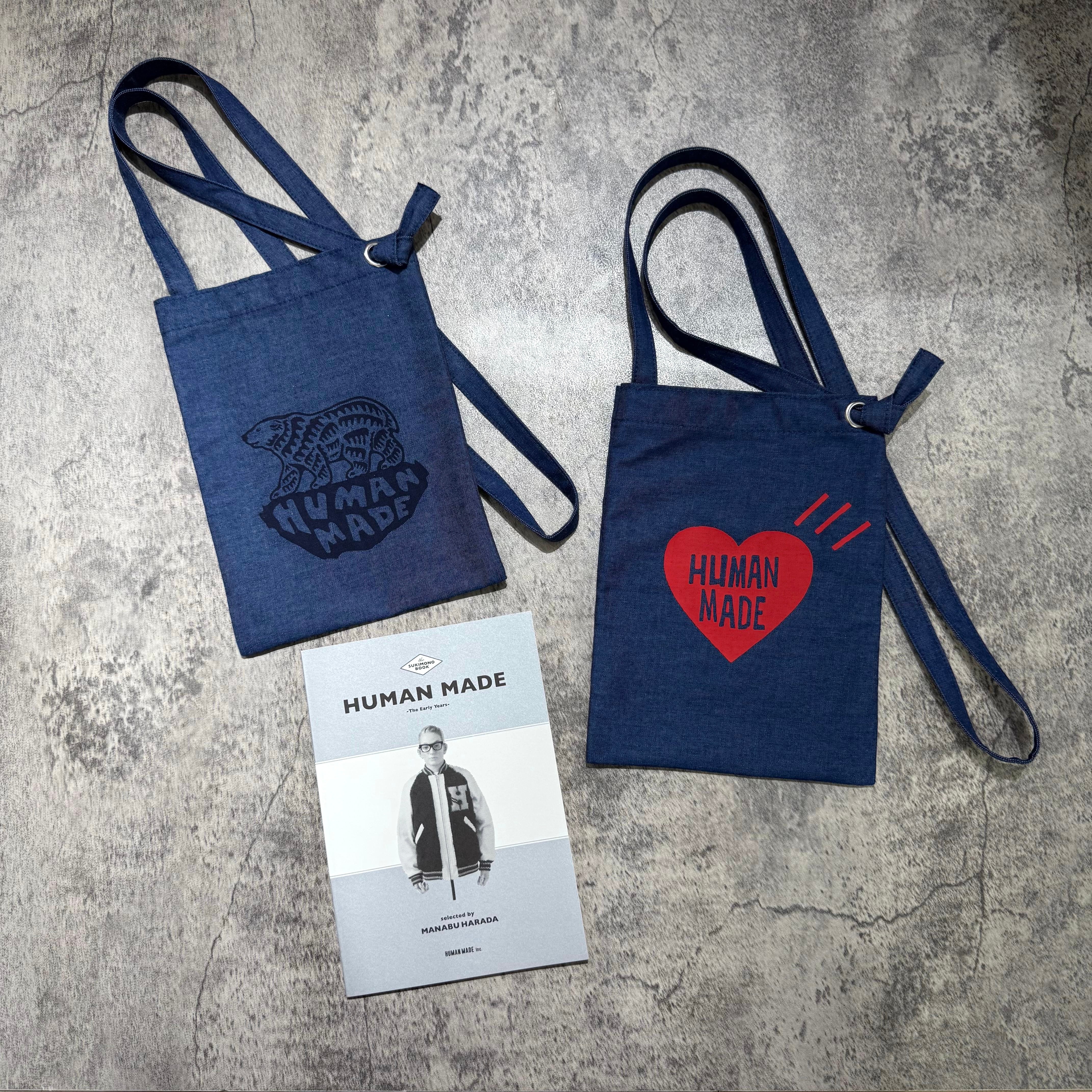 Human Made “The Early Years” Light Weigh Denim Shoulder Bag with Sukimono Book 心款 / 熊款