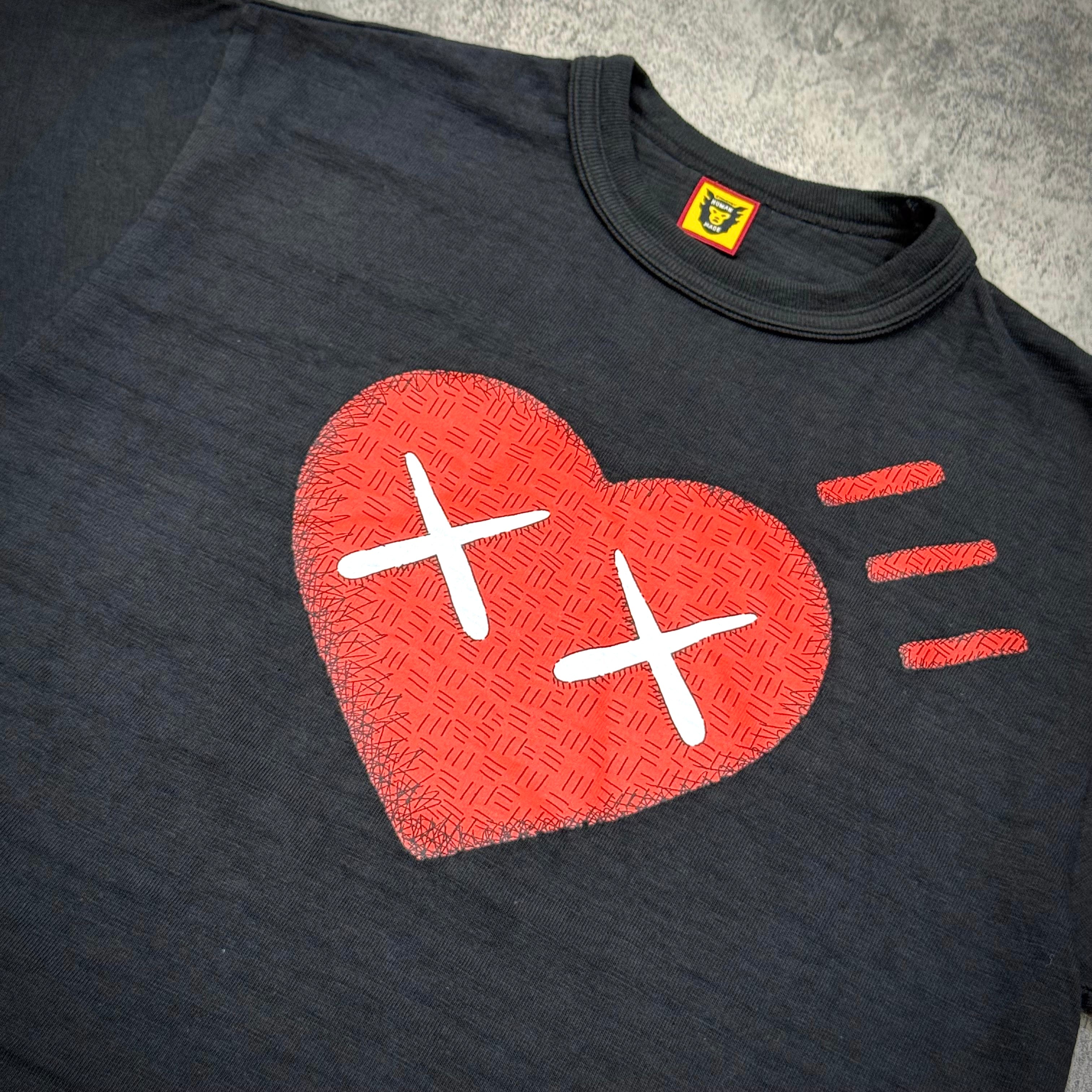 Human Made x KAWS #6 T-shirt - Black Logo