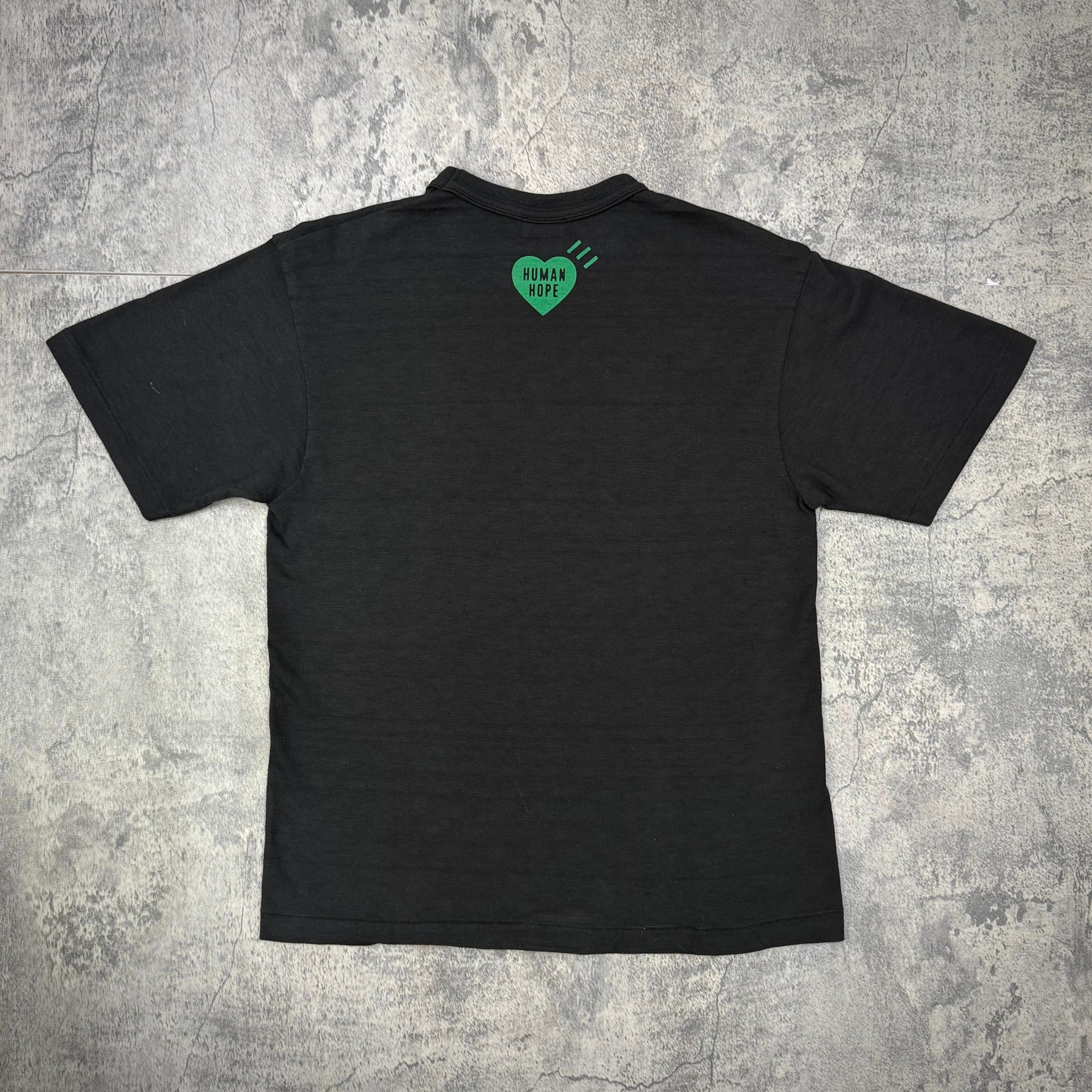 "Human Made x j-hope of BTS" Human Hope Graphic Tee BLACK BACK